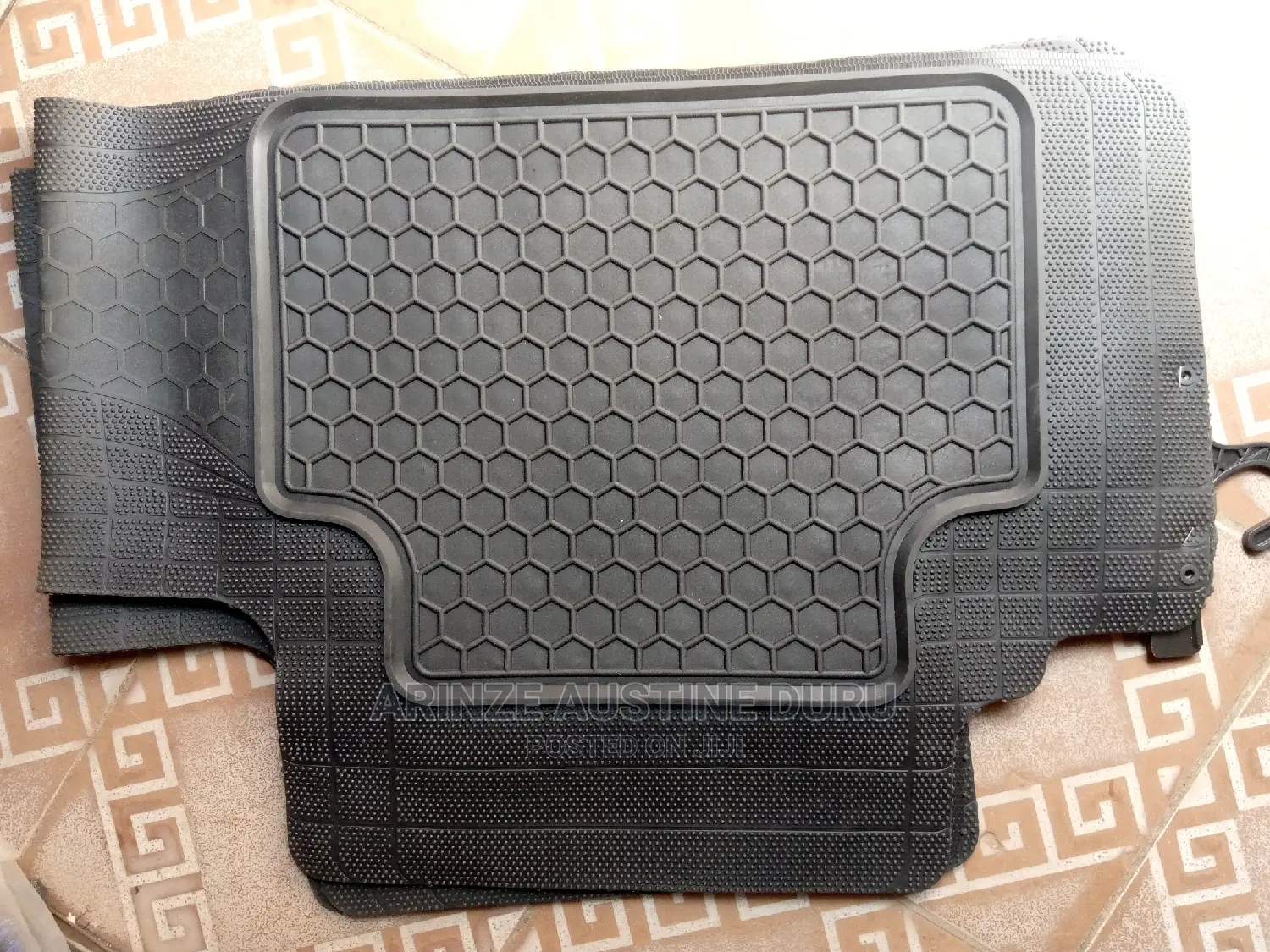 Sienna Footmat Black Rubber
