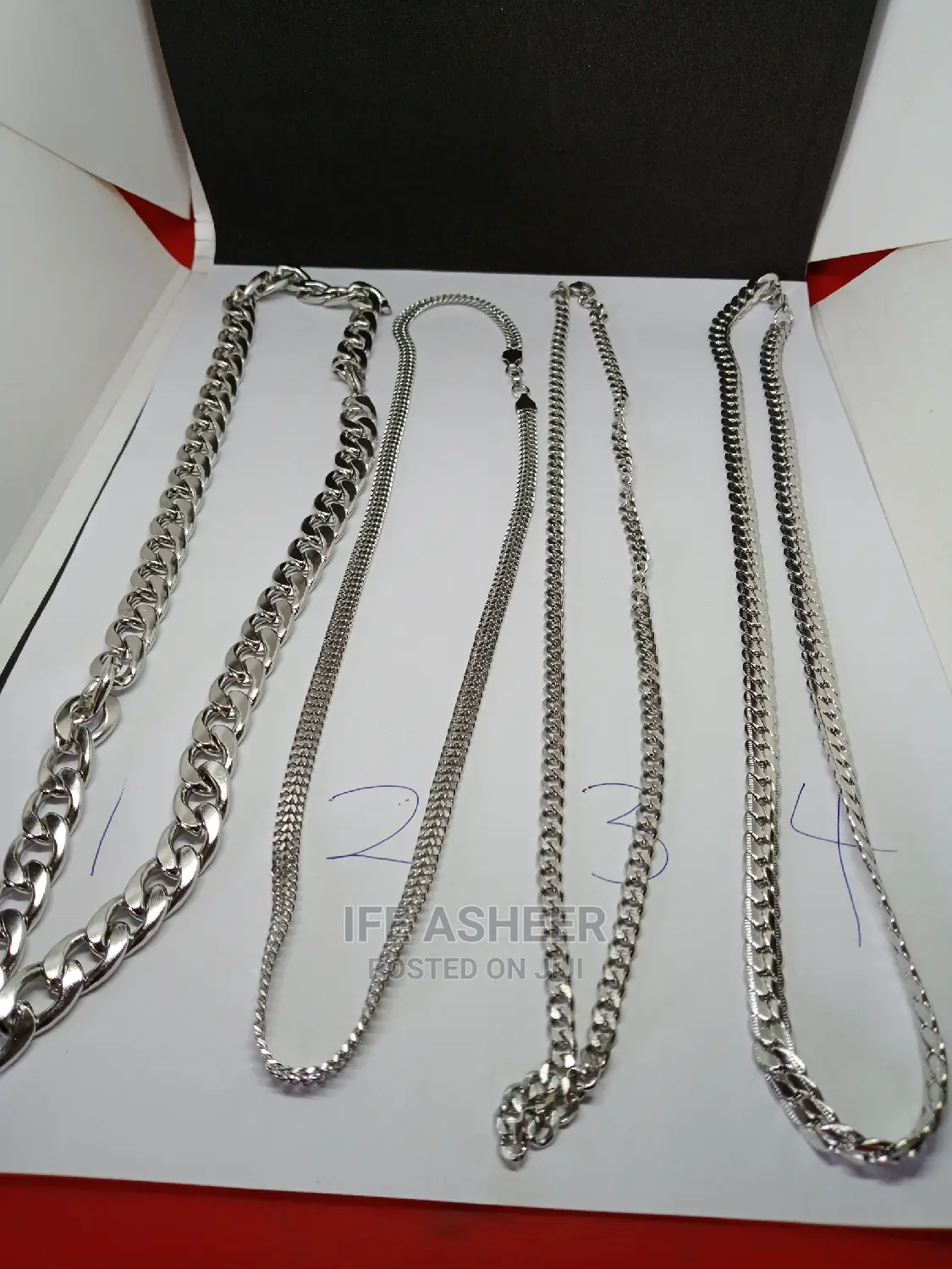 Men's Fashion Neck Chain 0110 - Silver