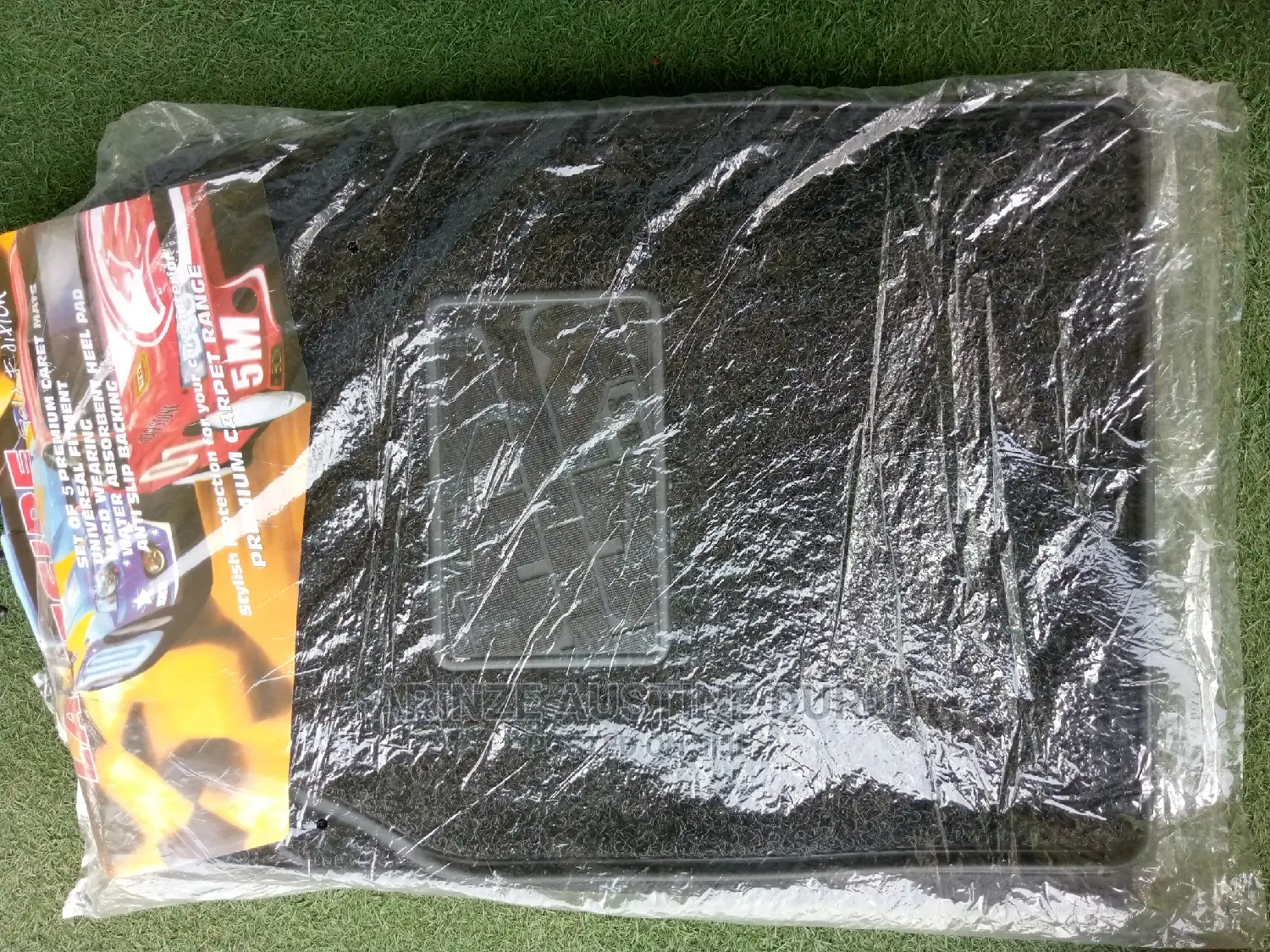 Black Floor Mat With Rug Foreign