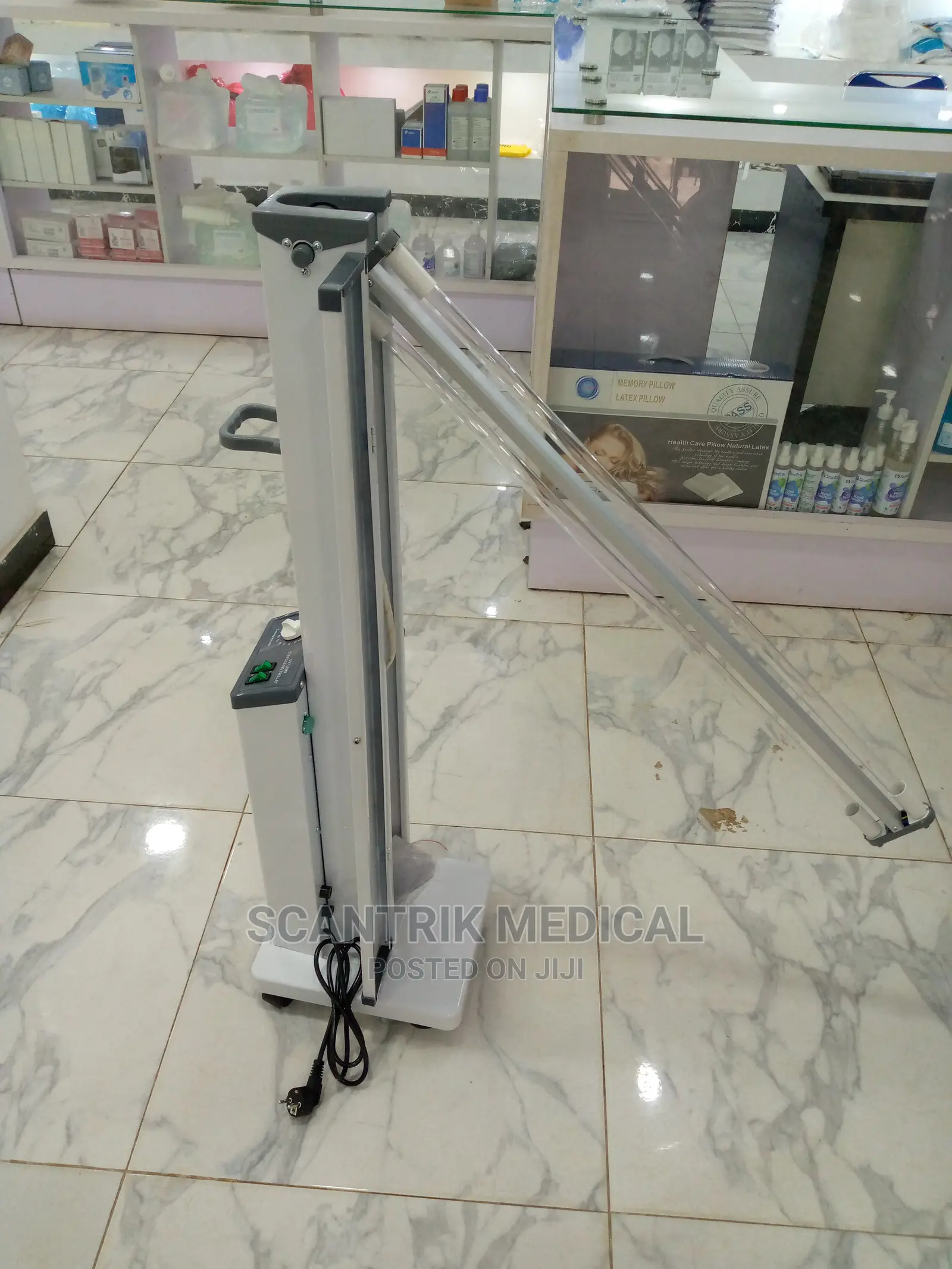 Ultraviolet Lamp Sterilizer Trolley Cart Unit Hospital