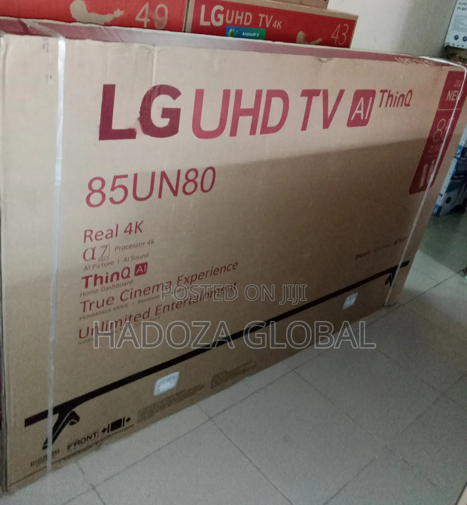 LG Smart Real 85un80 Ai Sound Thinq Ai TV 85inches