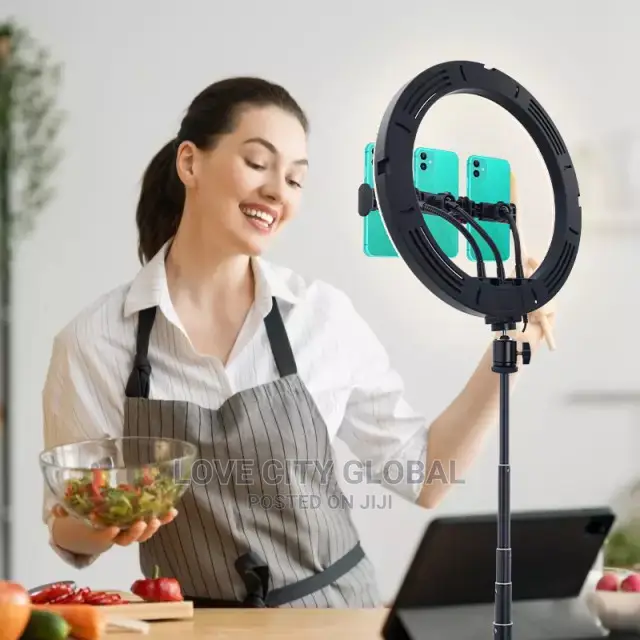 13" RGB Ringlight With Stand, Remote, Bluetooth Shuttle