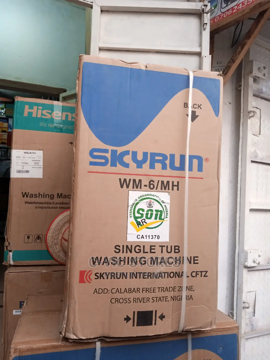 Skyrun 6kg Single Tub Washing Machine | Wm -6/Mh