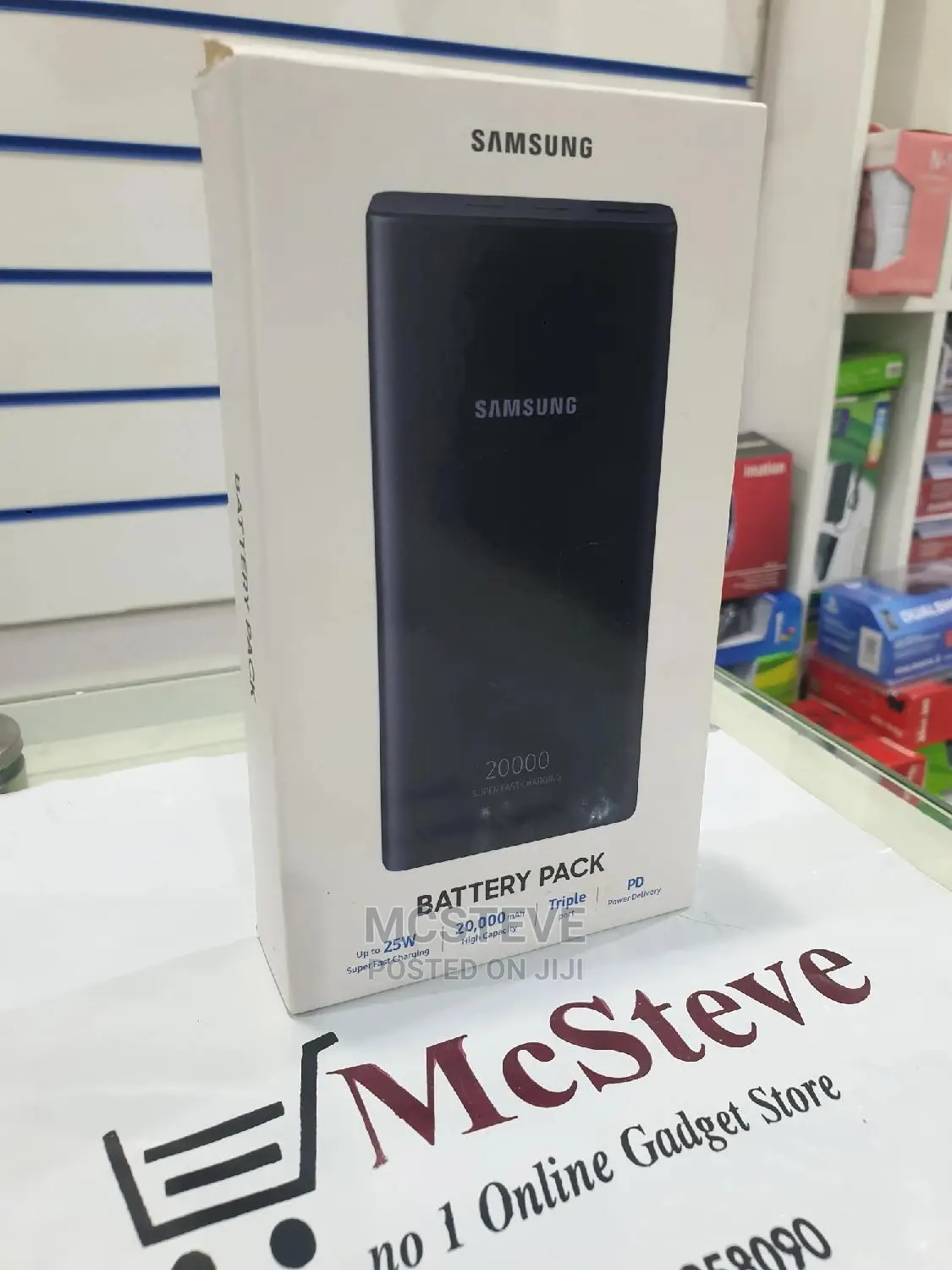 Samsung 20000mah Powerbank With 3 Port and Fast Charging
