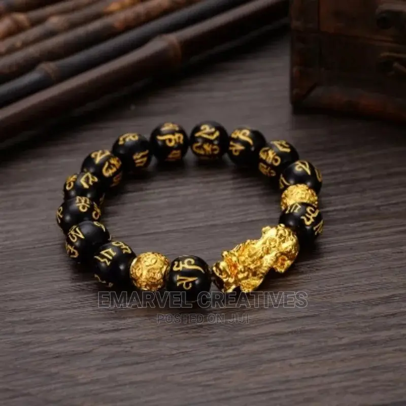 Stone Beads Bracelet Men Women Unisex Brave