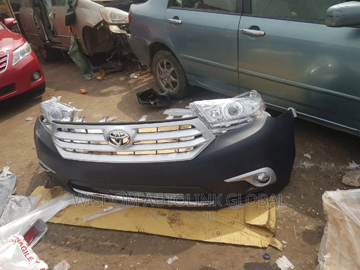 Complete Front Bumper for Toyota Highlander 2012/13
