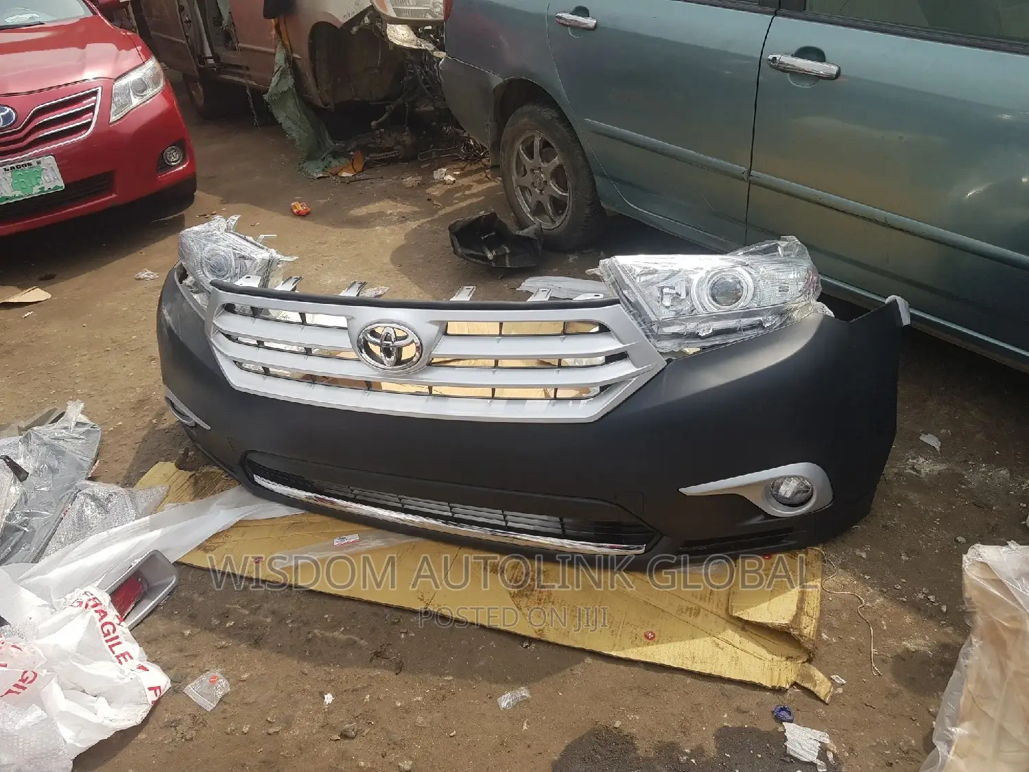 Complete Front Bumper for Toyota Highlander 2012/13