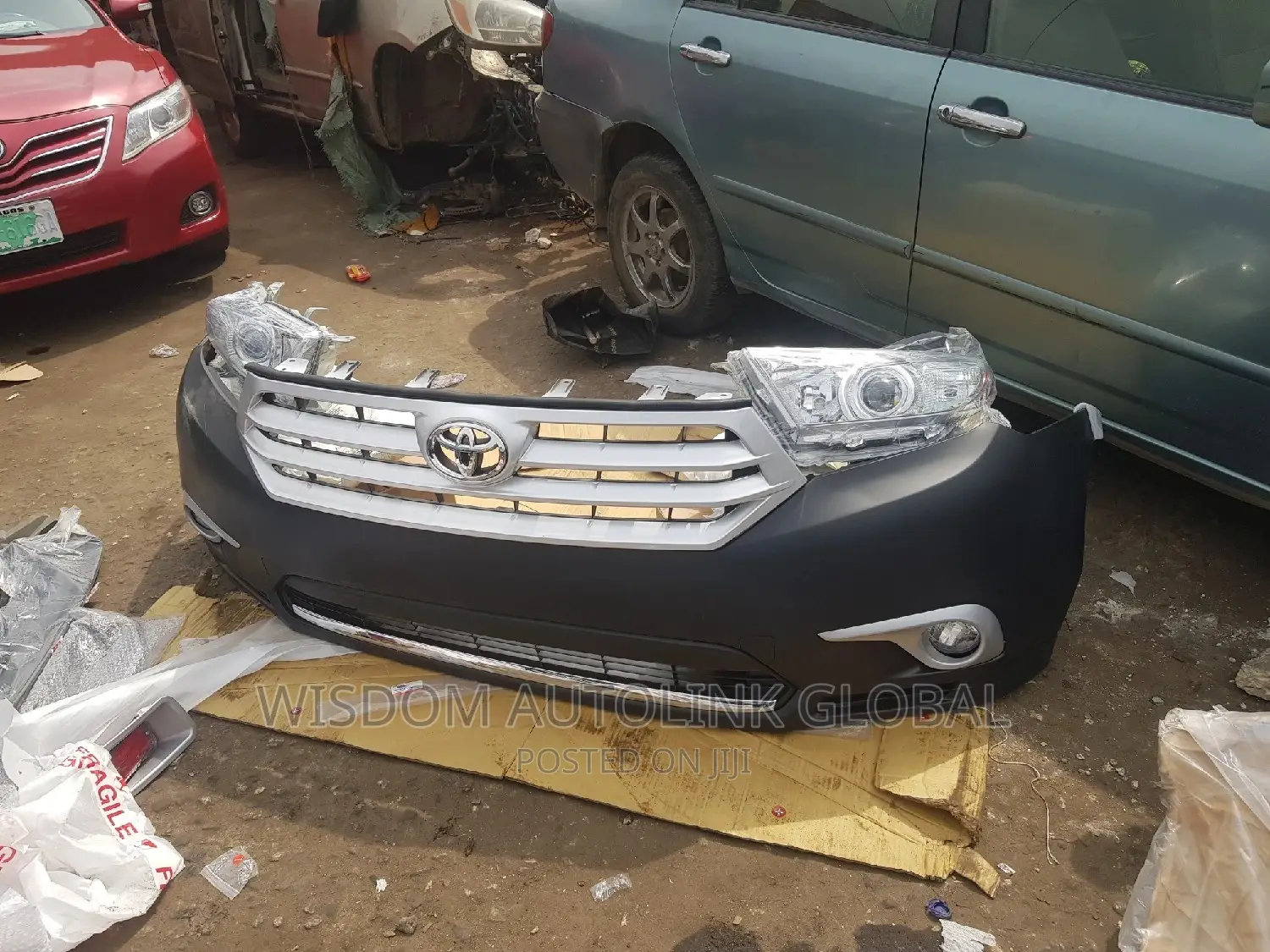 Complete Front Bumper for Toyota Highlander 2012/13