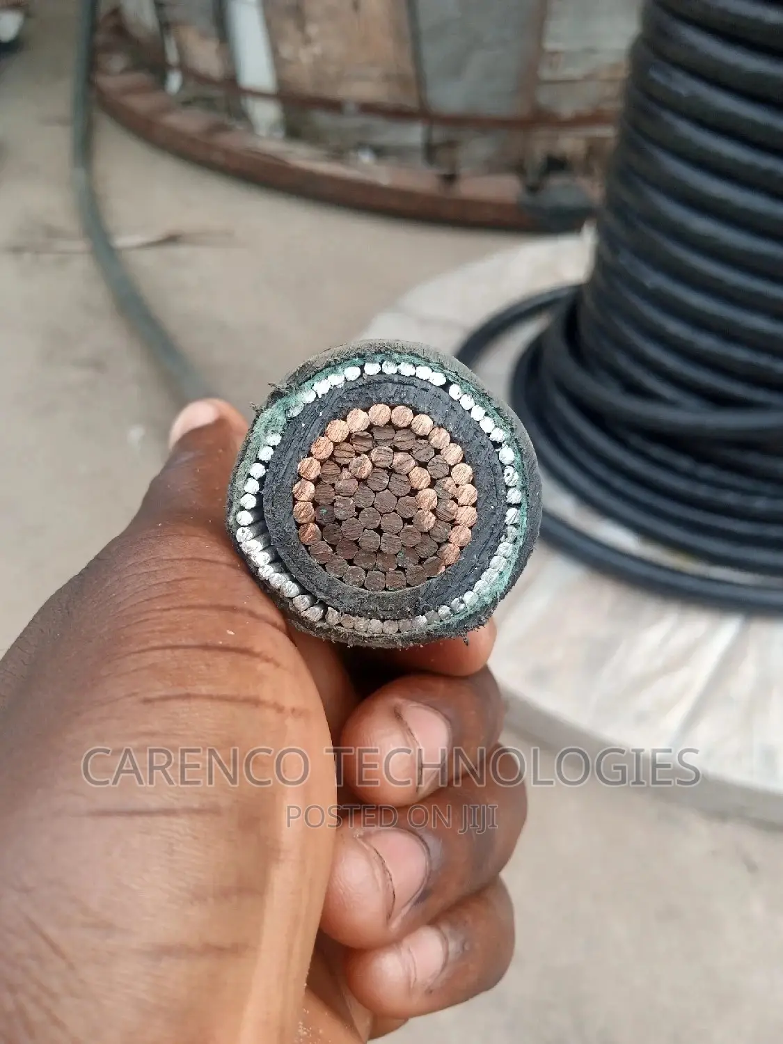 300mm 1core PVC Pure Copper Cable With Earth ( Armoured)