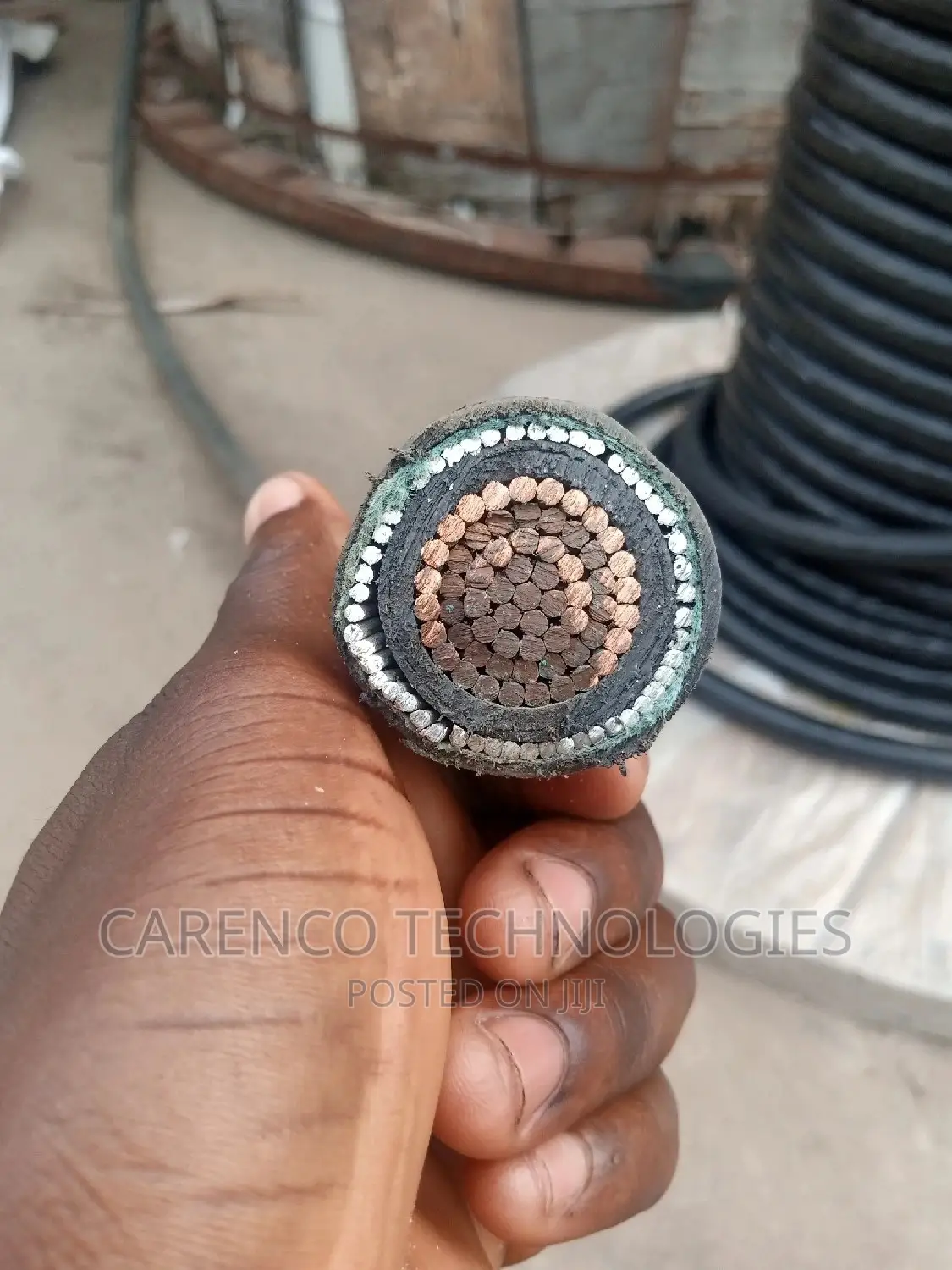 300mm 1core PVC Pure Copper Cable With Earth ( Armoured)