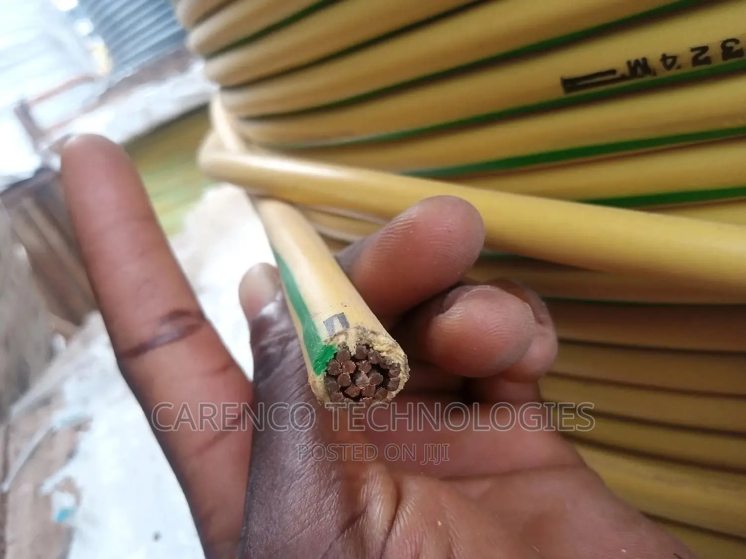 25mm 1core Single Green and Yellow PVC Cables