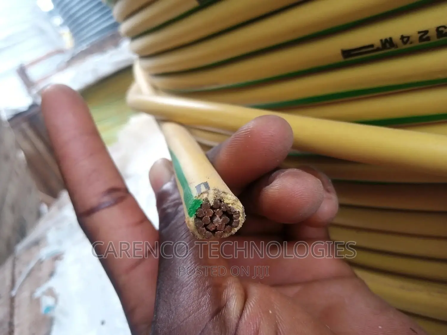 25mm 1core Single Green and Yellow PVC Cables