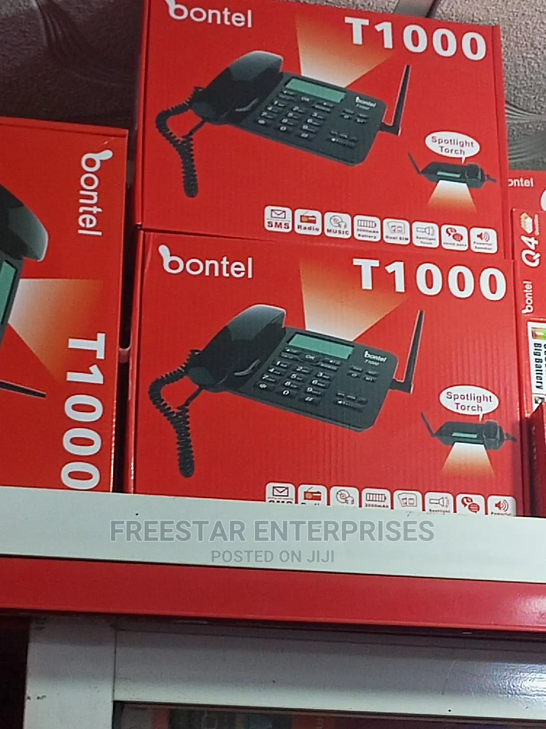 Bontel Telephone. Bontel Table Phone. T1000 Dual SIM Card