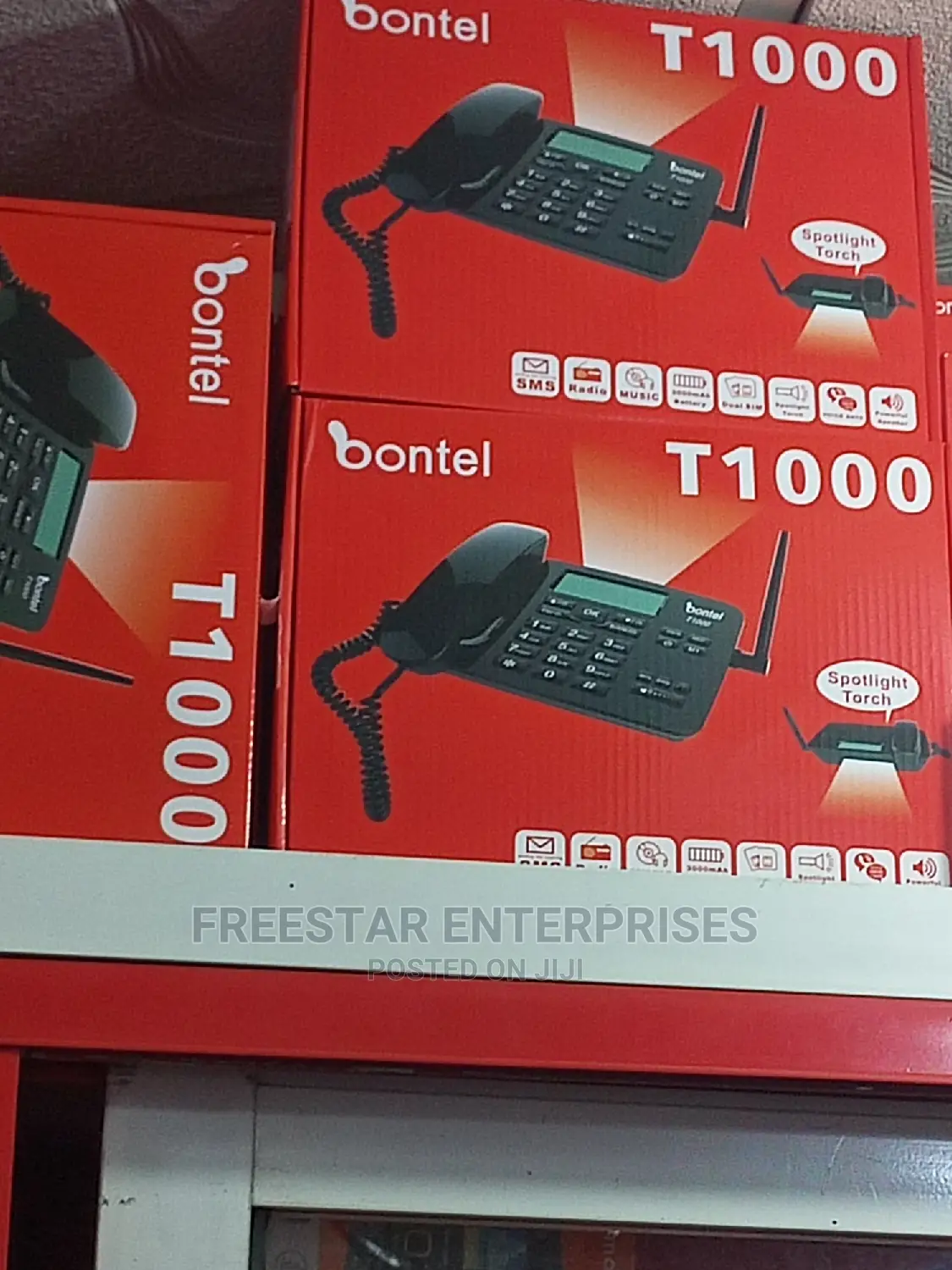 Bontel Telephone. Bontel Table Phone. T1000 Dual SIM Card