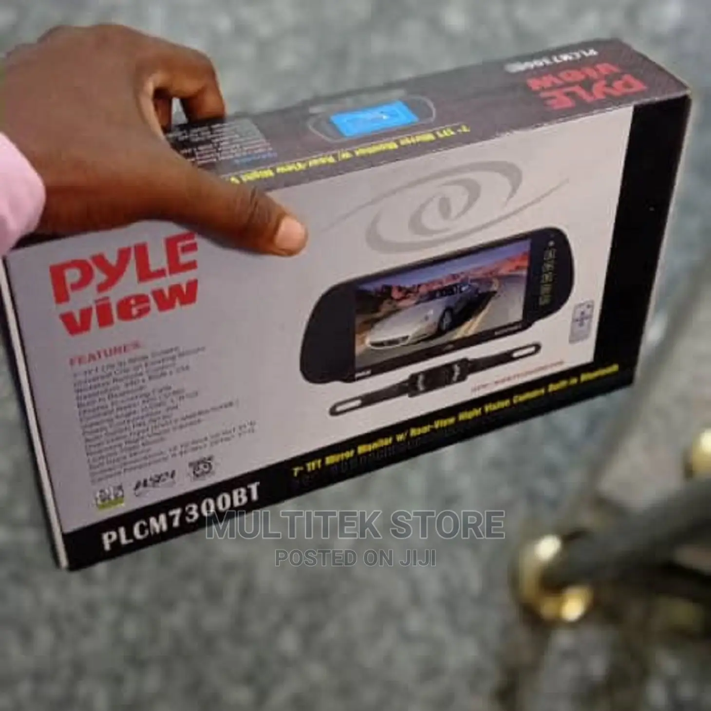 Pyle PLCM7300BT Backup Car Camera Rear View Mirror Monitor