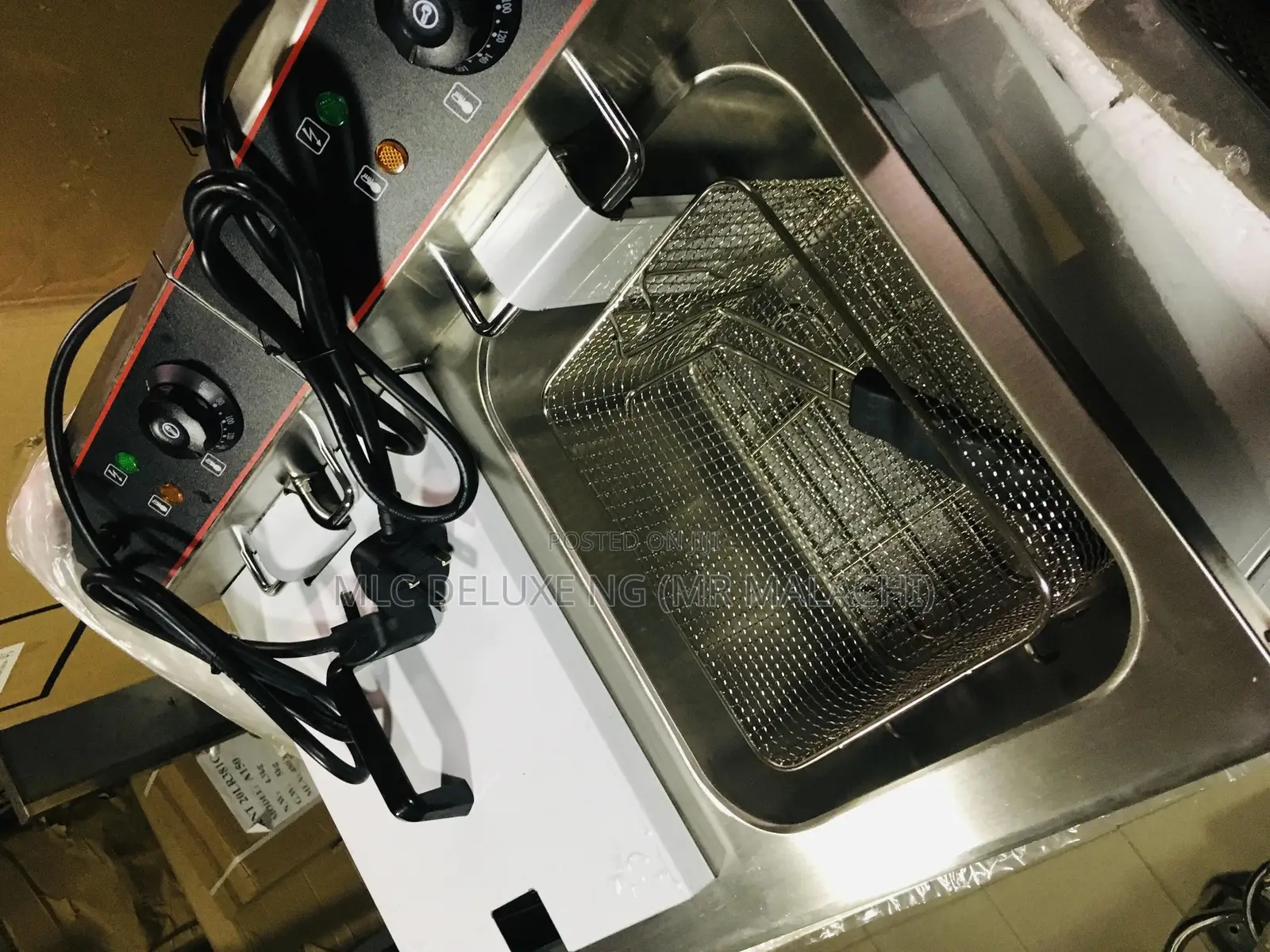 Double 12l Electric Commercial Deep Fryer With Taps (Quality