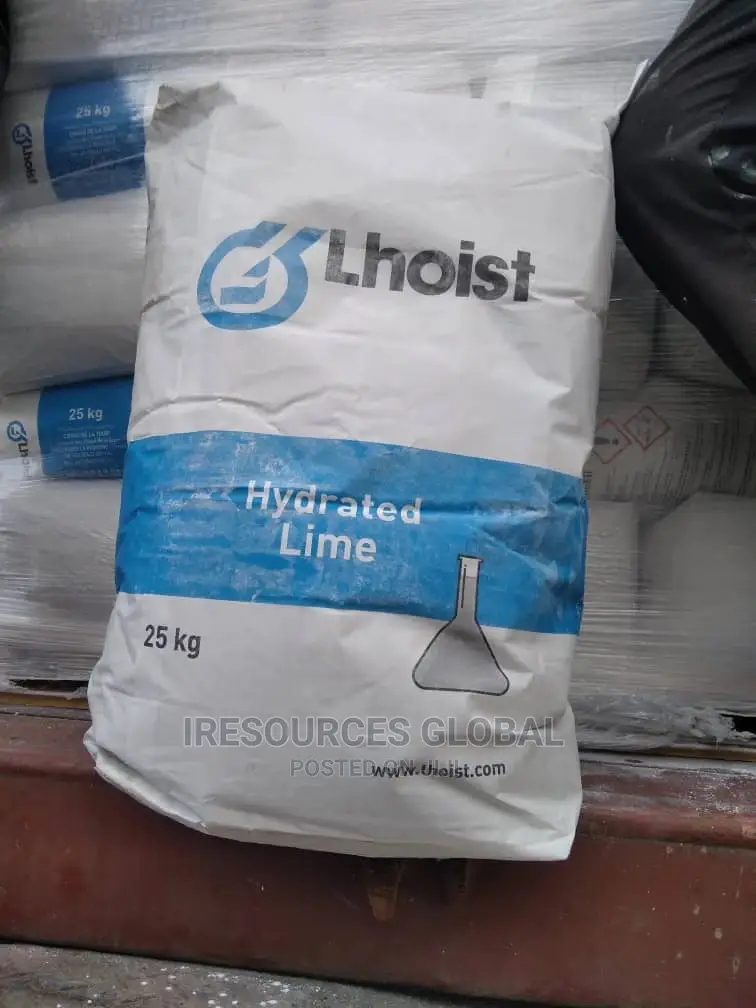Hydrated Lime ( Calcium Hydroxide) 25kg Bag
