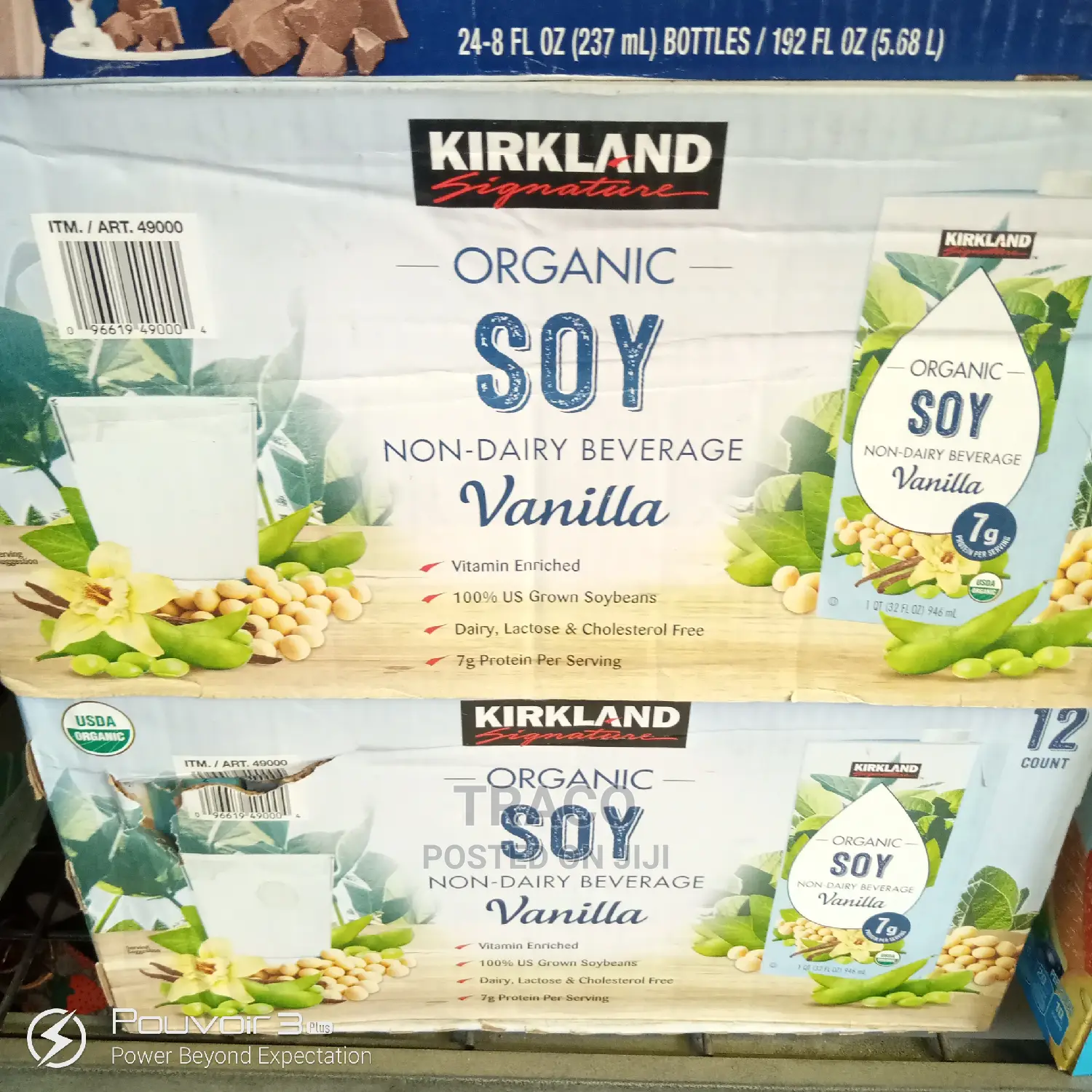 Kirkland Signature Organic Vanilla Soy Milk - Pack of 12