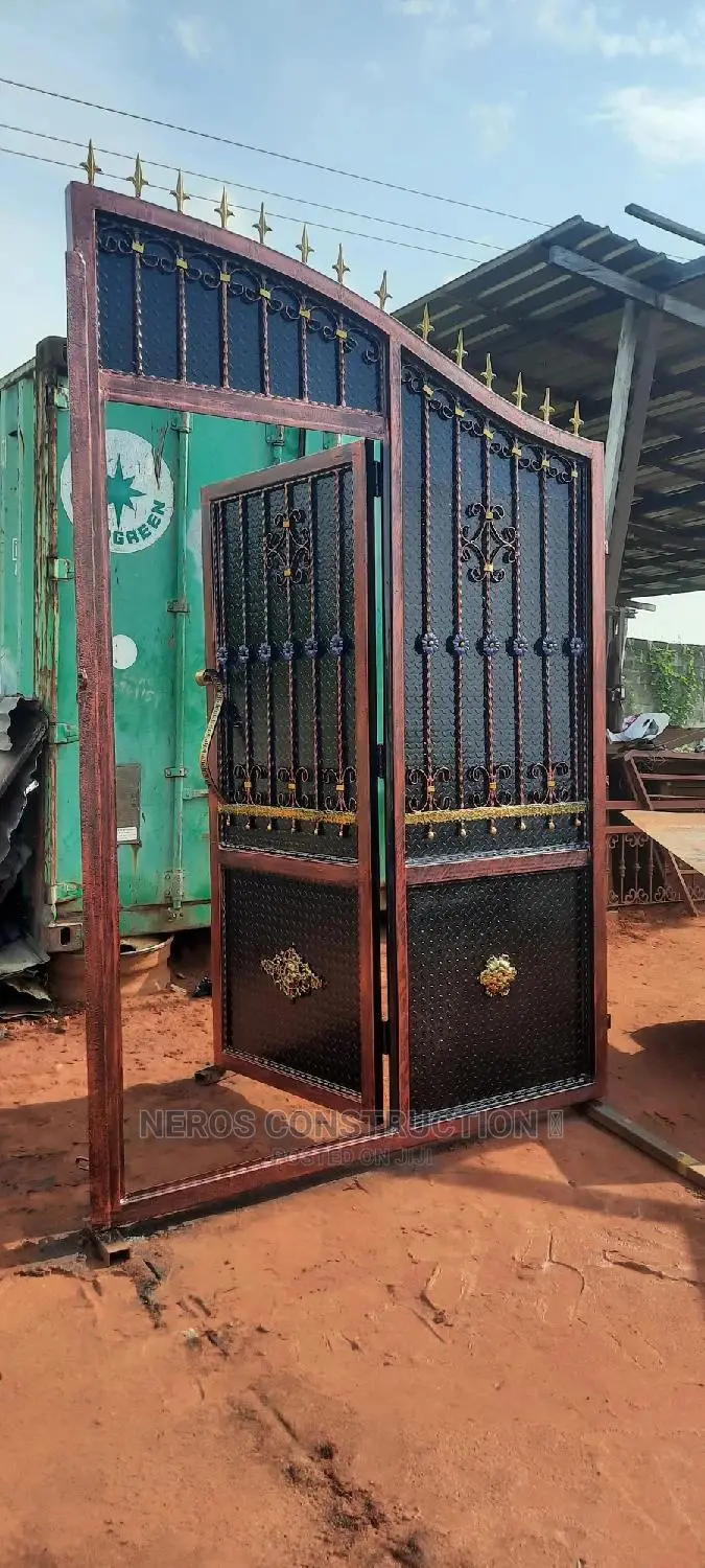 Chaka Plated Wrought Iron Security Gate