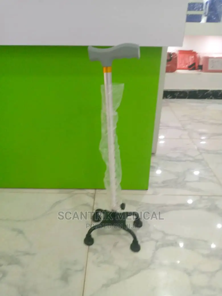 Aluminum Quad Cane Four Legs Walking Stick for Disabled