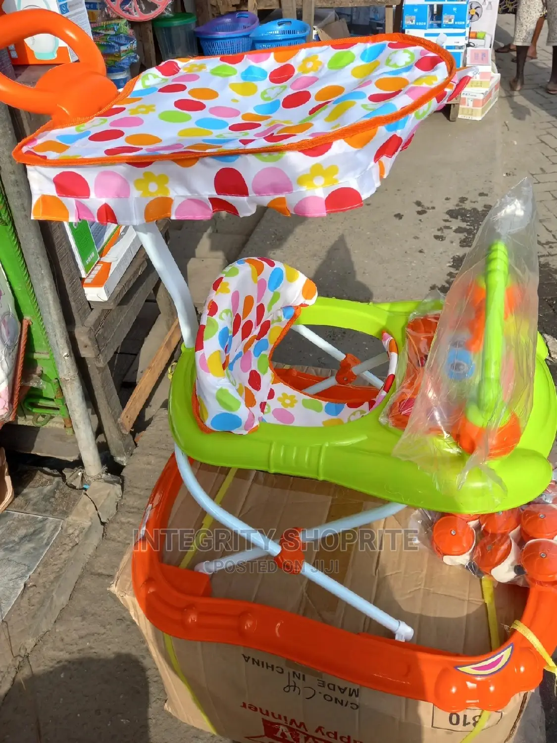 Movable Fordable Baby Walker With - Music Hanging Toys