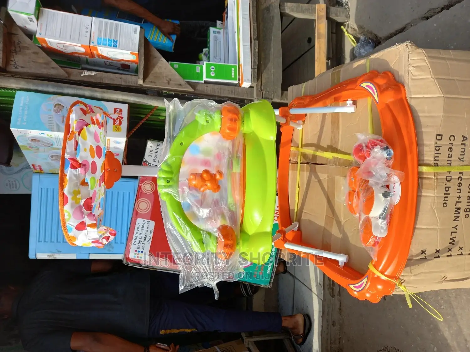 Movable Fordable Baby Walker With - Music Hanging Toys