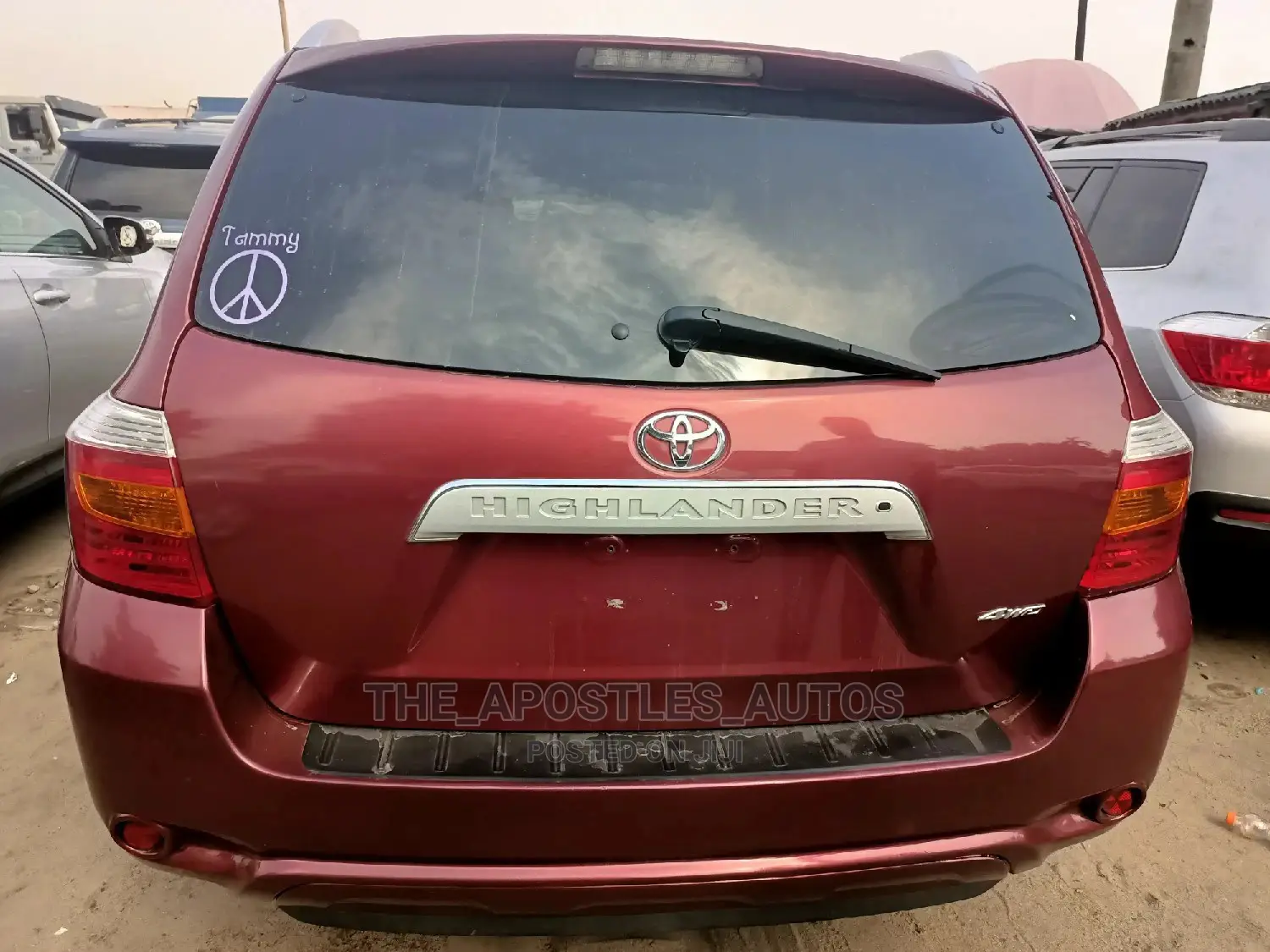 Toyota Highlander Limited 2010 Red