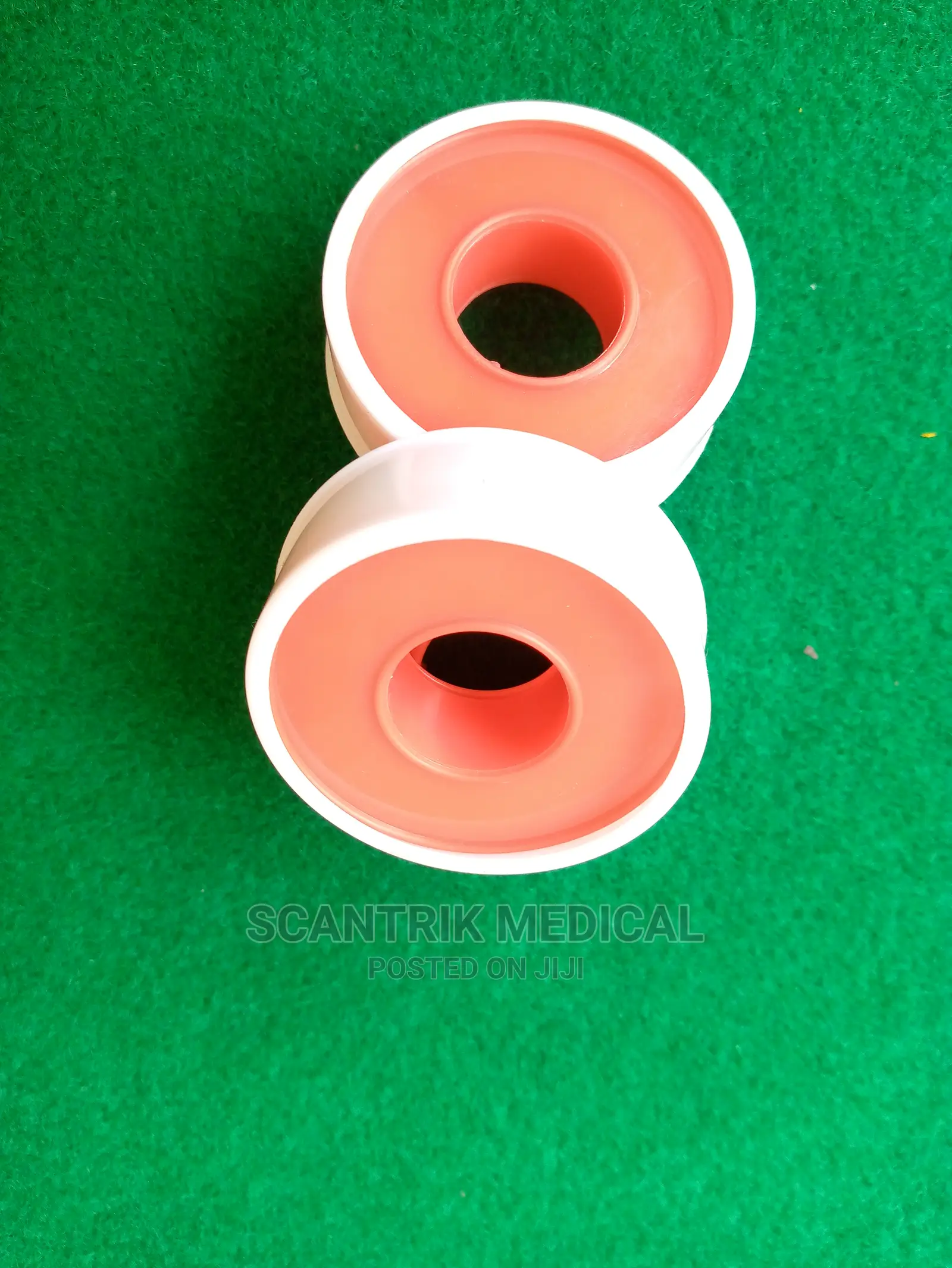 Adhesive Bandage Sticking Plaster Isolated Over White
