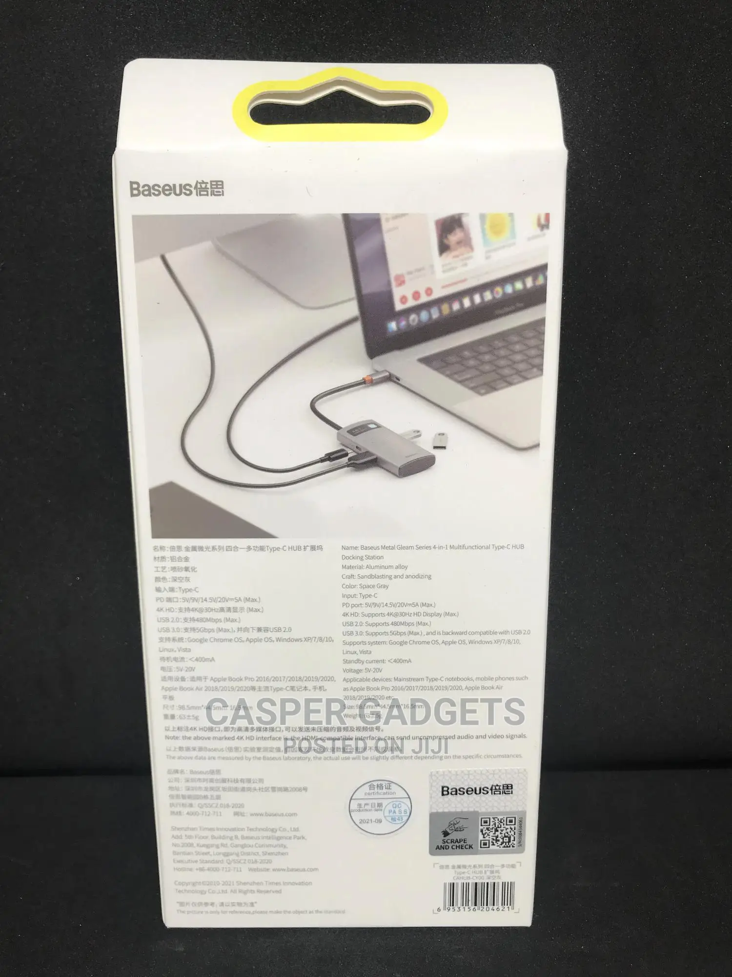 Baseus 4-in-1 Multifunctional Type-C Hub