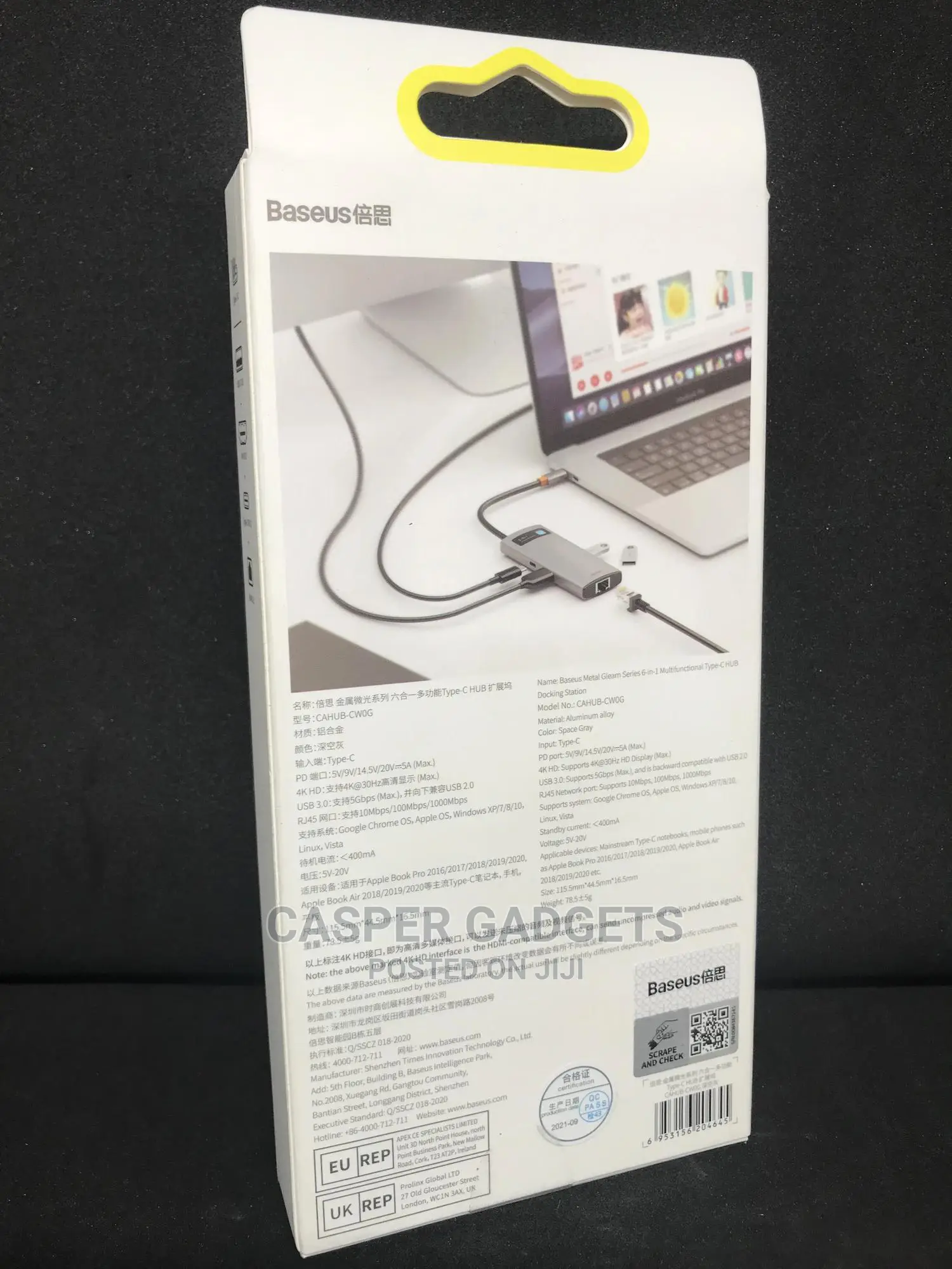 Baseus 6-in-1 Multifunctional Type-C Hub