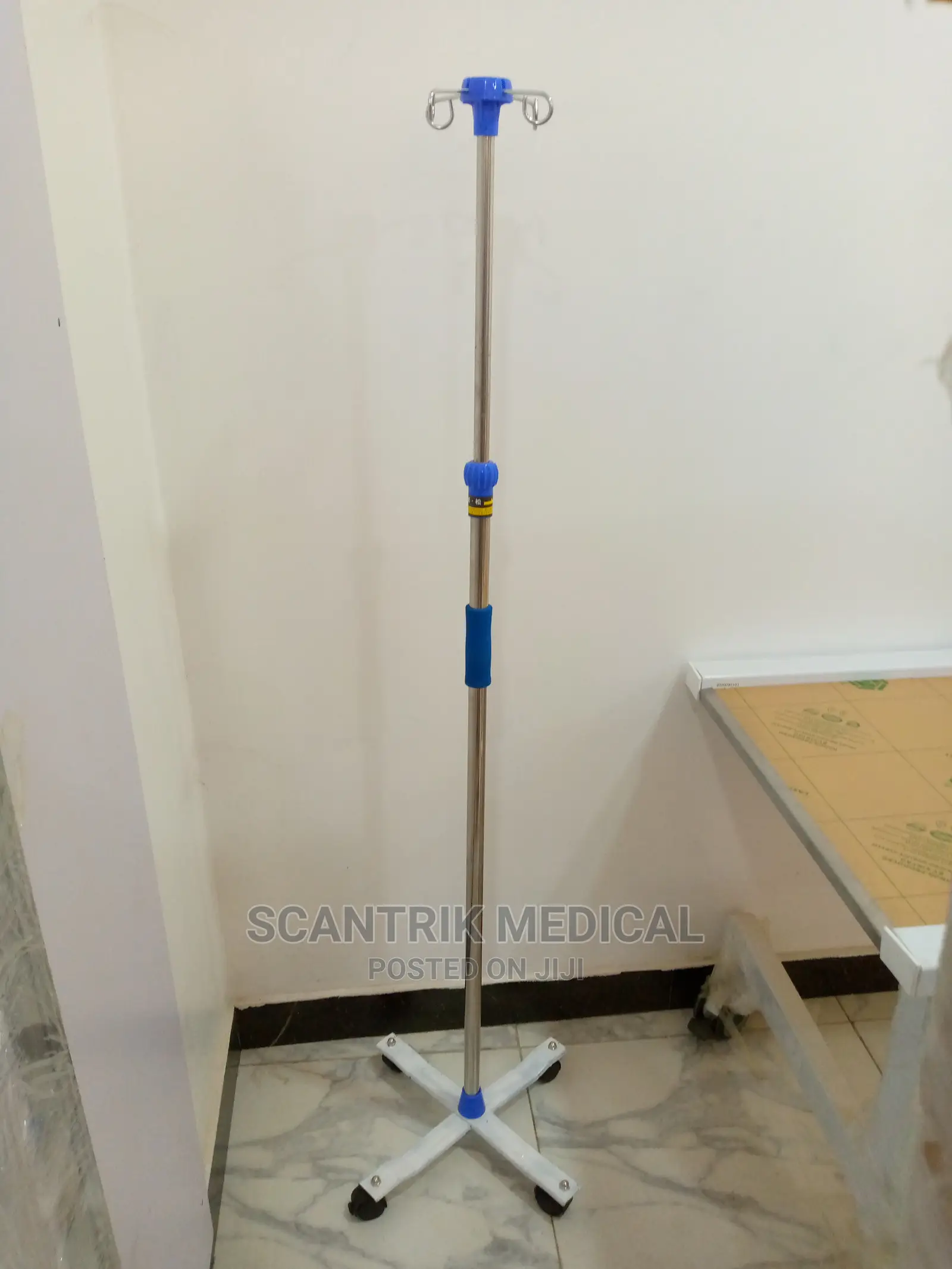 Hospital Adjusted Height Medical 4 Hooks IV Drip Infusion