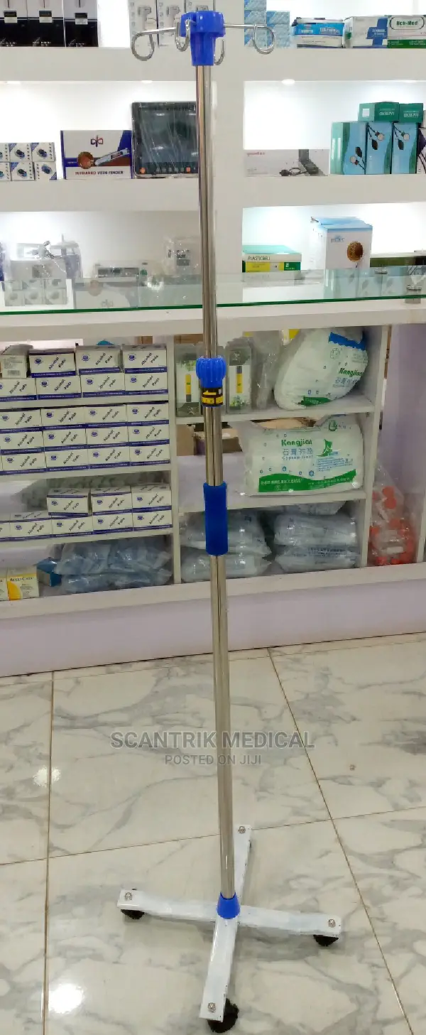 Stainless Steel IV Drip Stand