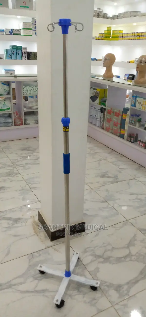 4 Hooks IV Infusion Drip Stand IV Stand/Drip Stand