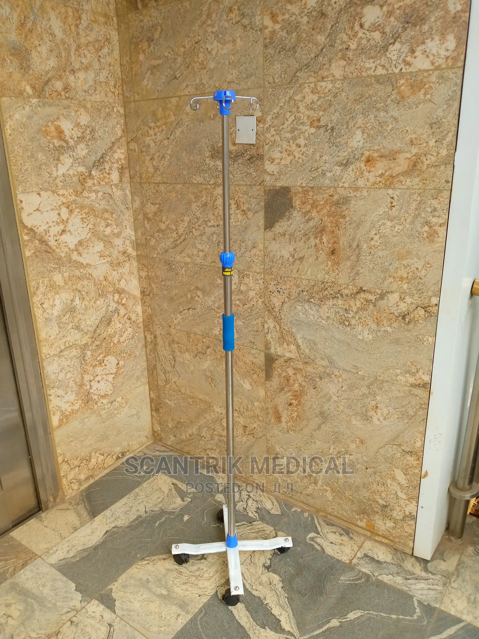 Hospital Patient Drip Stand With Wheel-4 Sets