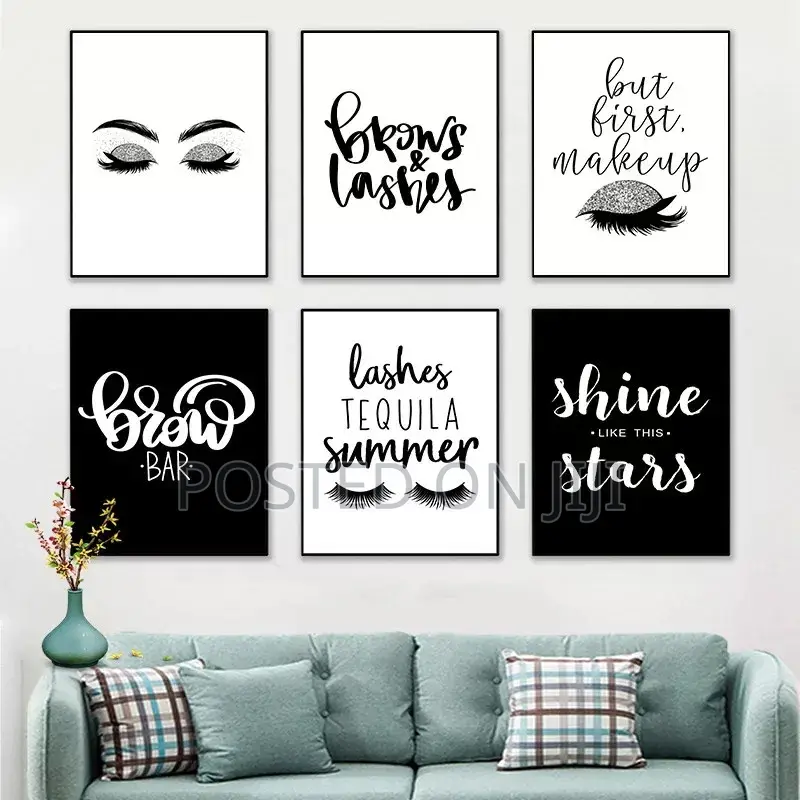 Morden Fashion Eyelash Wall Decor
