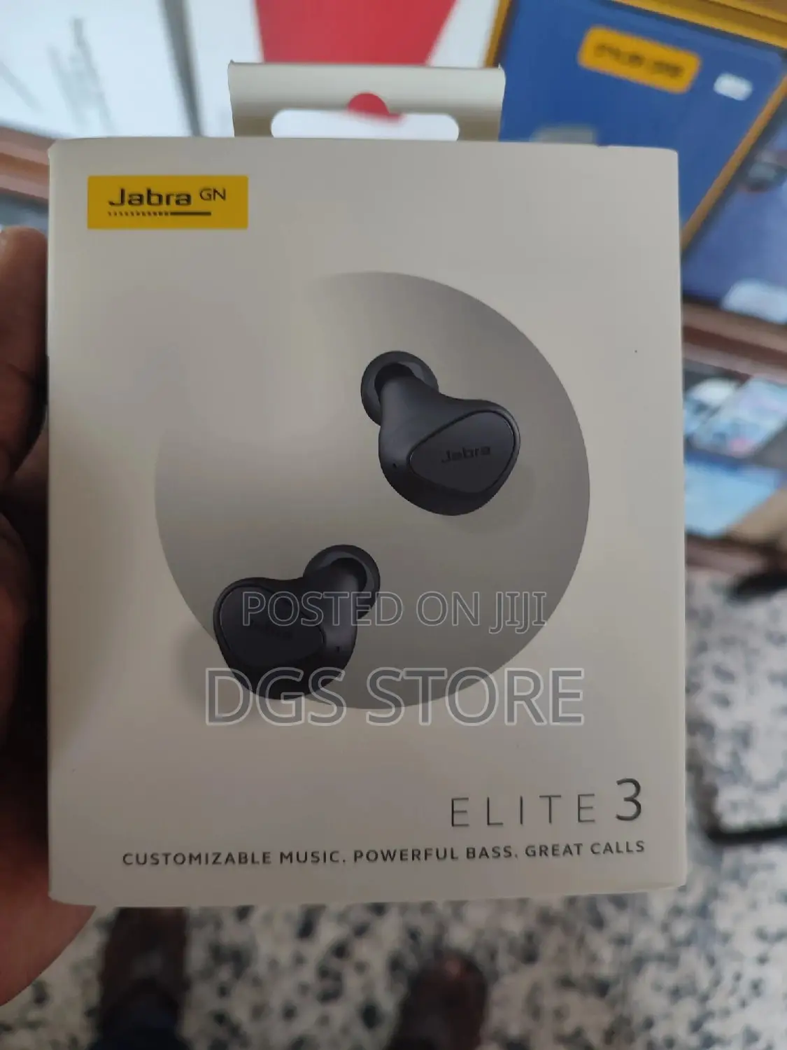 Jabra Elite 3 Noise Isolating Bluetooth Earbuds 4 Built-In