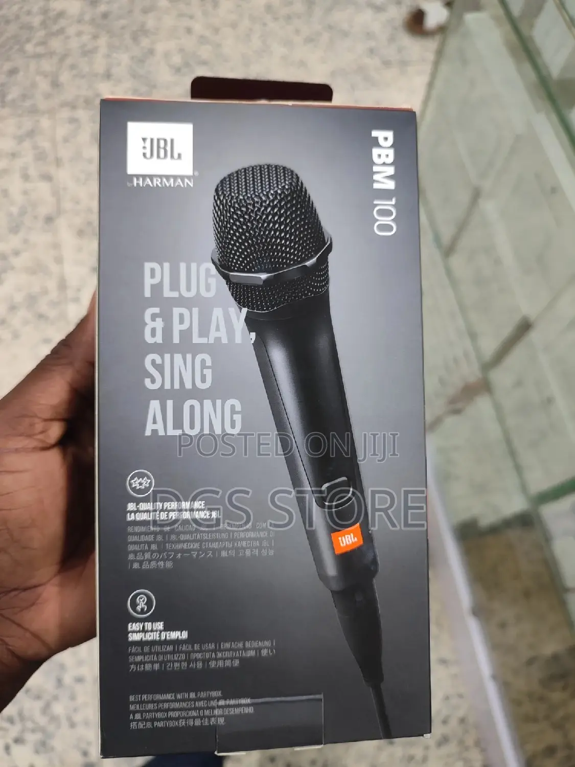JBL PBM 100 Wired Vocal Mic With Cable