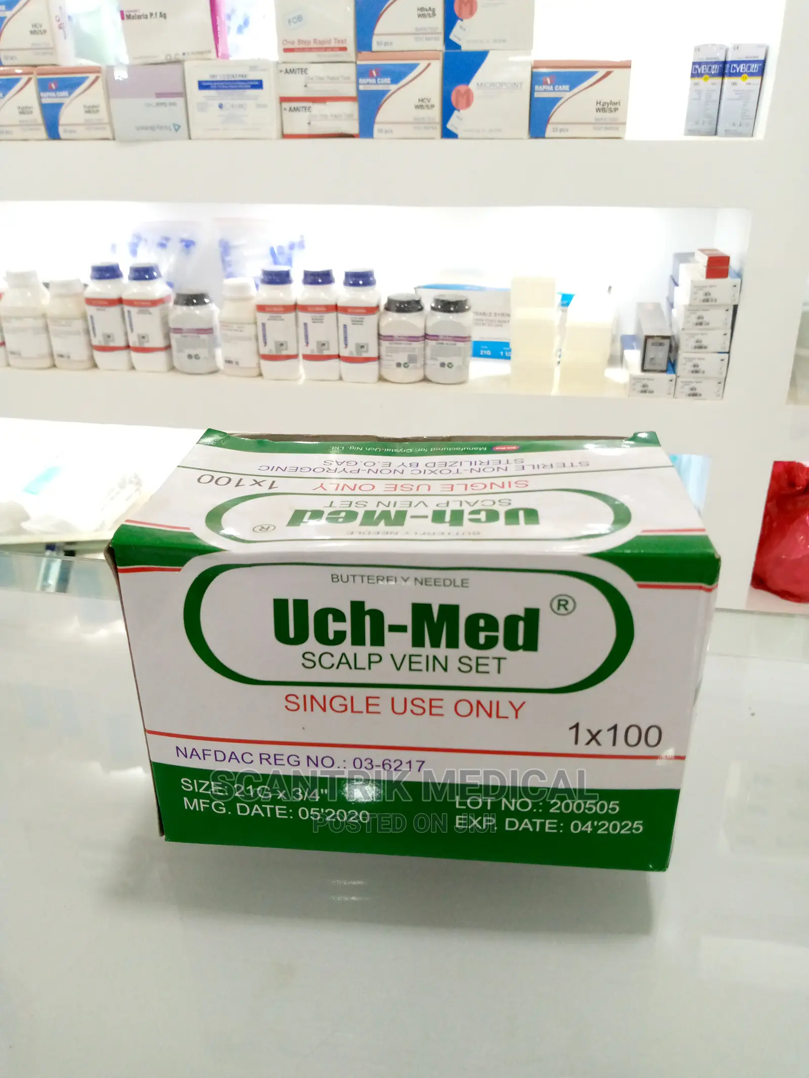 21g Safety Butterfly Blood Collection Needle