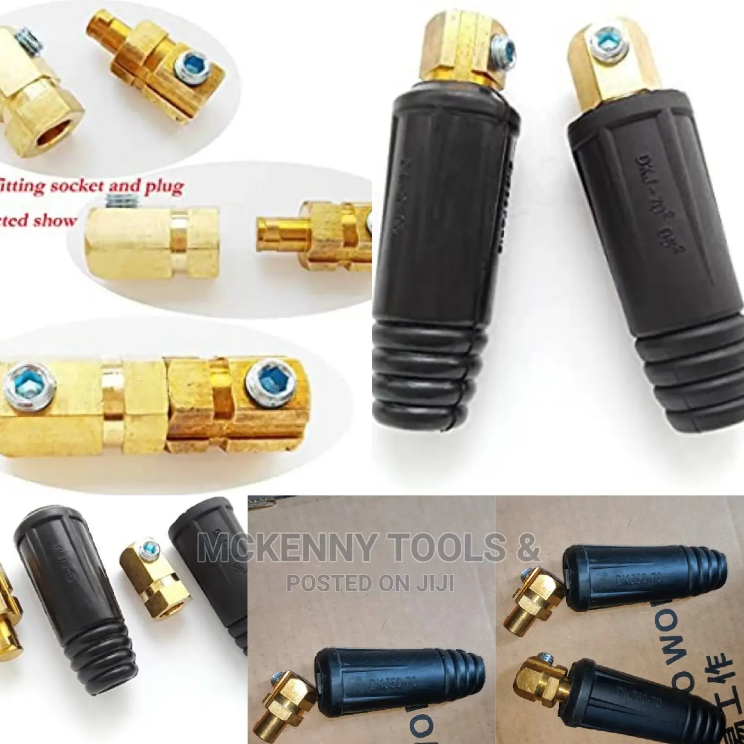 400amp-500amp 70 Welding Cable Connector Male Plug Female