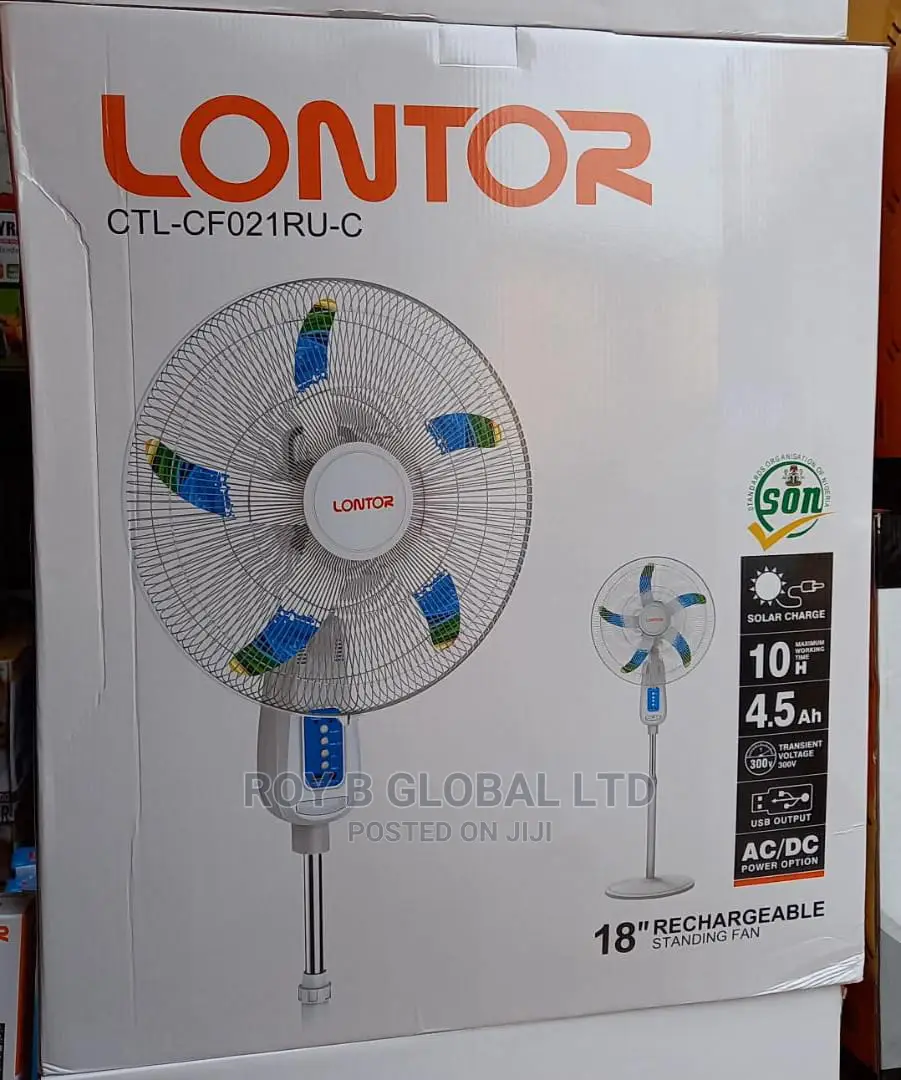 Lontor Rechargeable Standing Fan