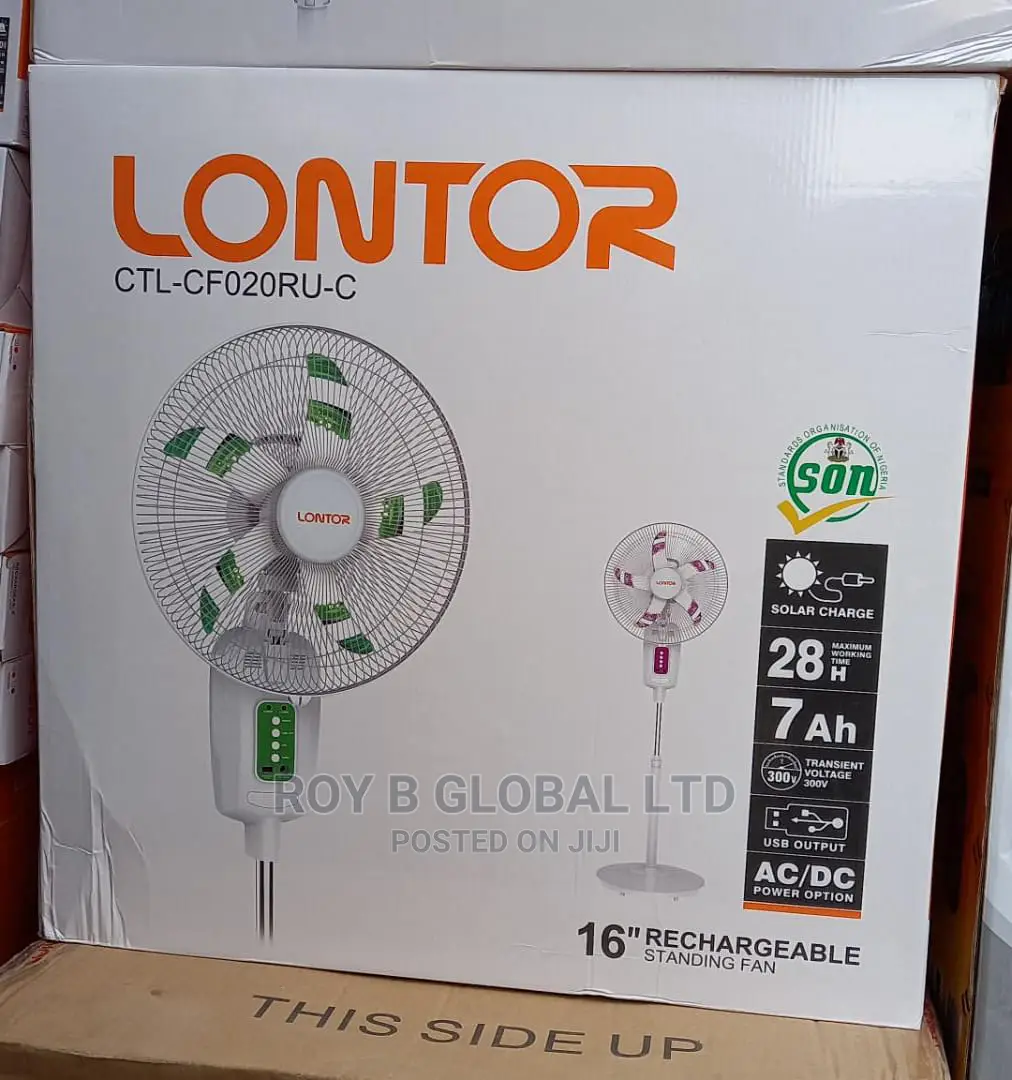 Lontor Rechargeable Standing Fan