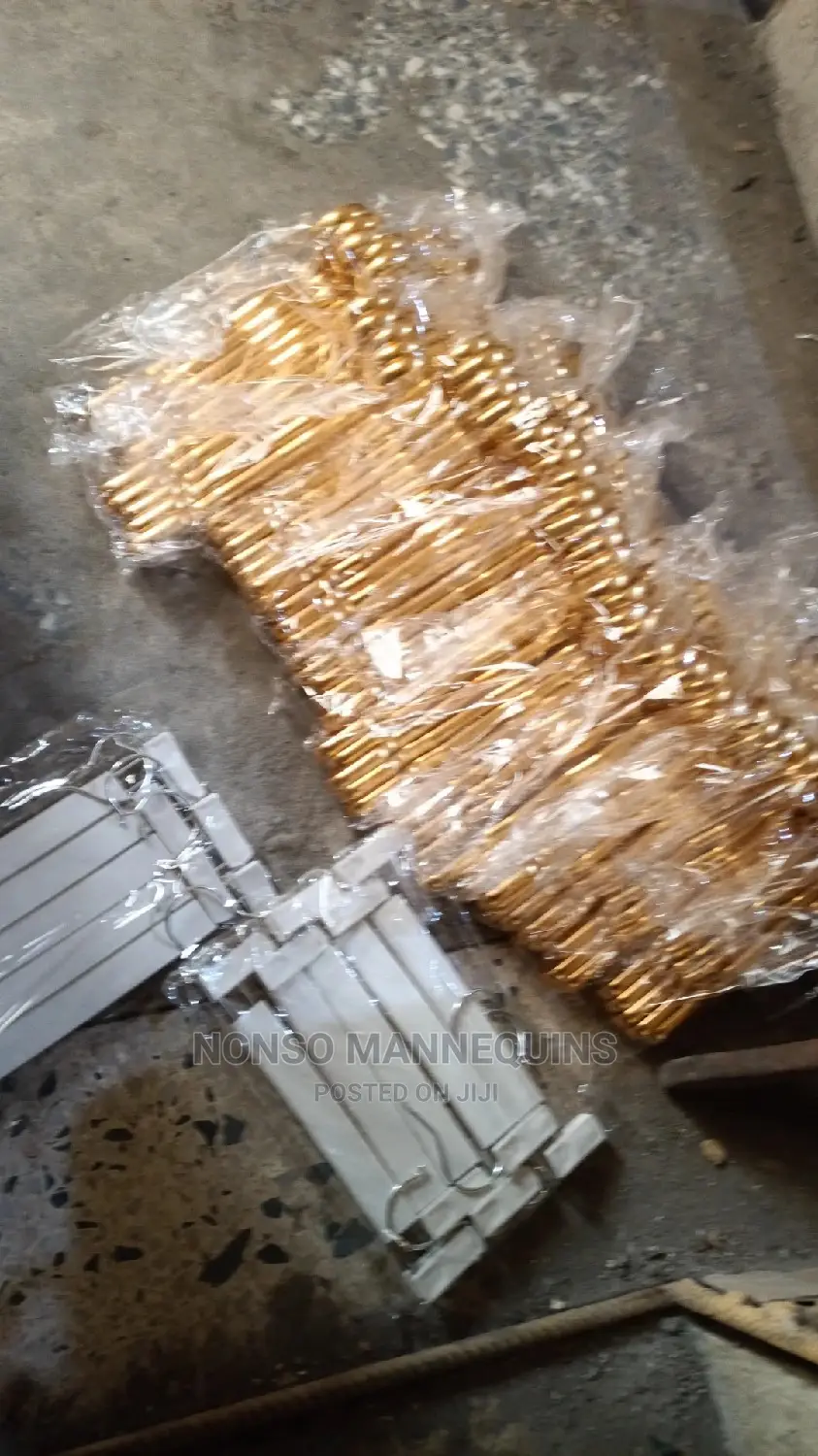 Gold Hangers For Boutique/ Fashion Homes Display