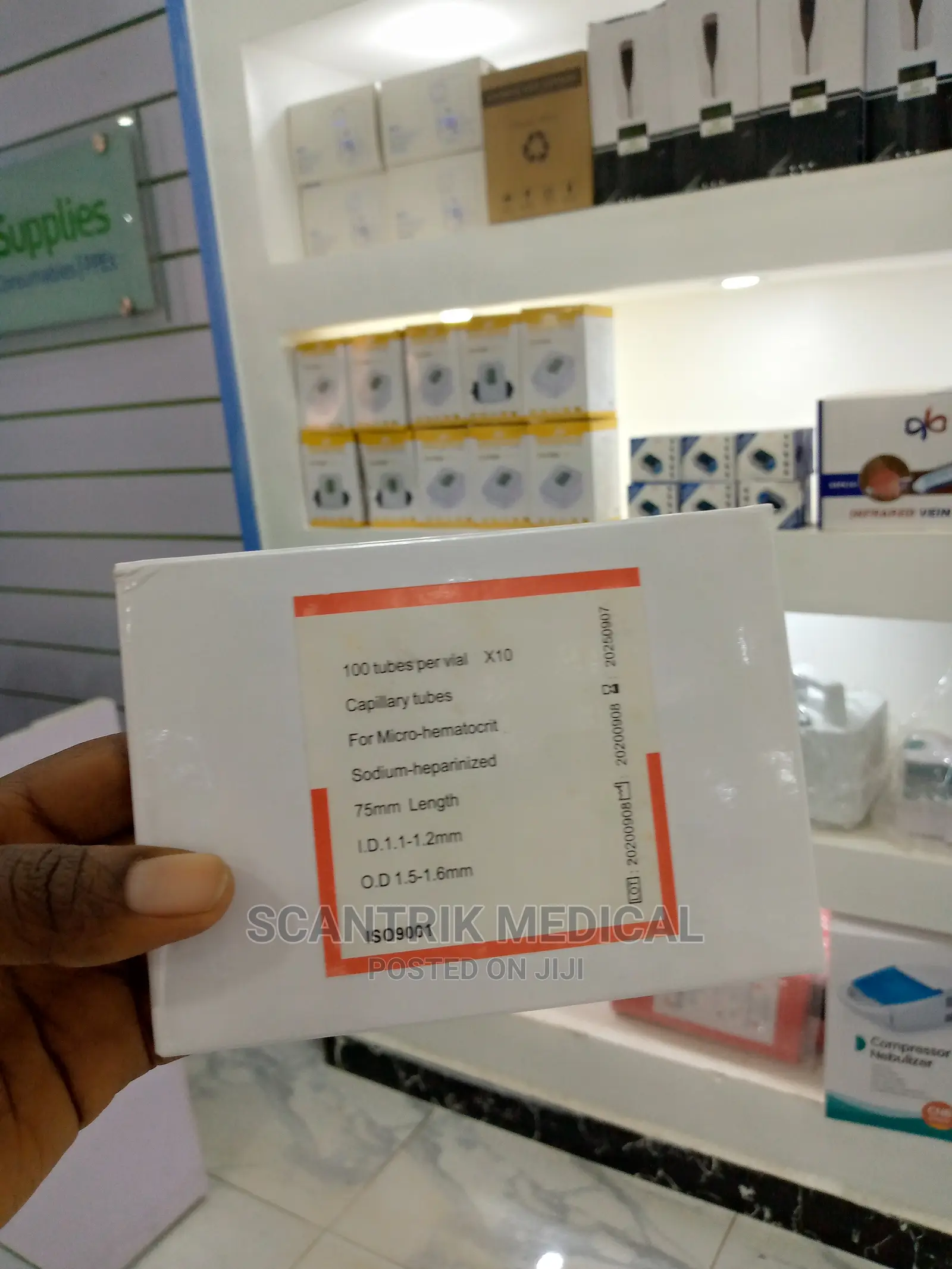 Glass Micro-Hematocrit Capillary Tubes Sodium-Heparinized Re