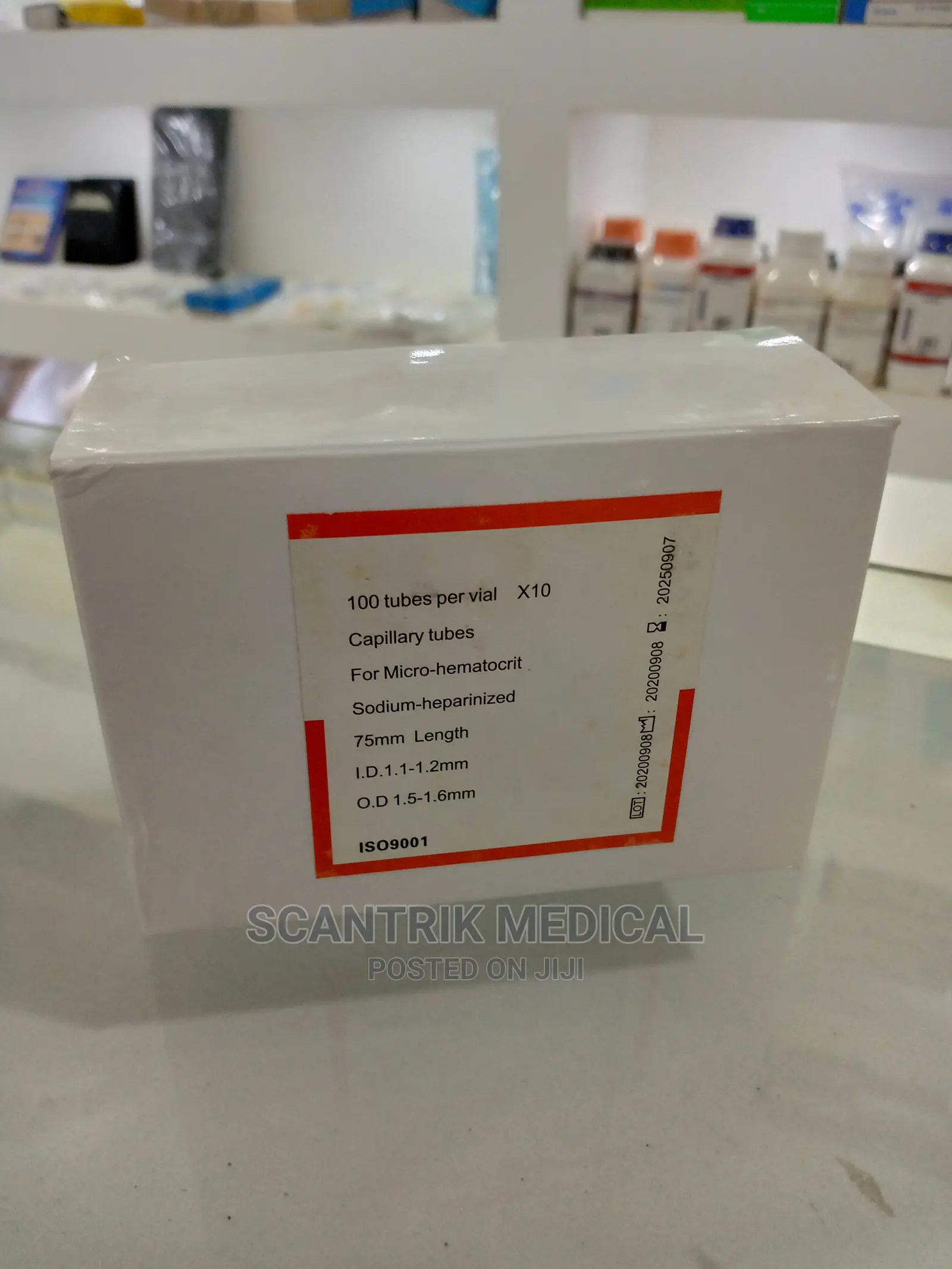 Micro-Hematocrit Capillary Tubes - Plastic
