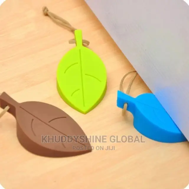 Leaf Door Stopper Child Finger Protection Door Stoper-Green