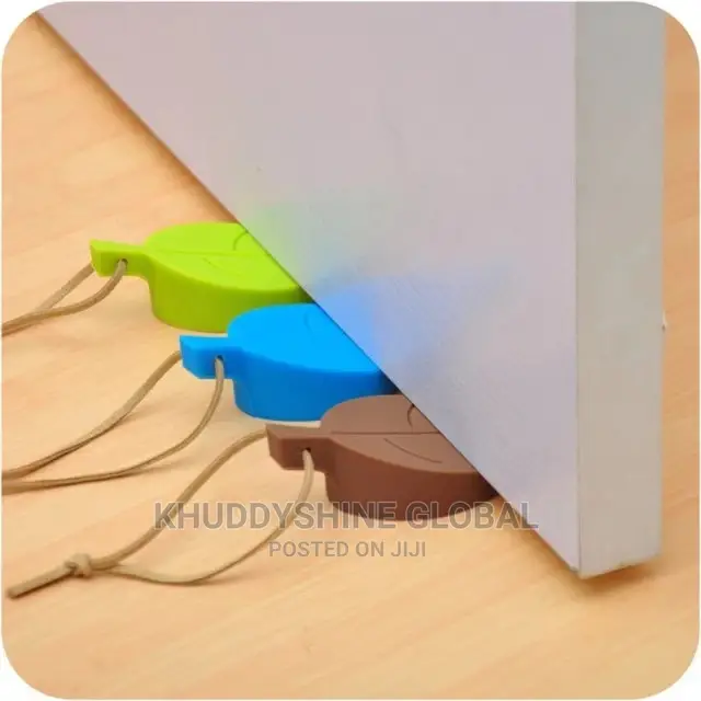 Leaf Door Stopper Child Finger Protection Door Stoper-Green