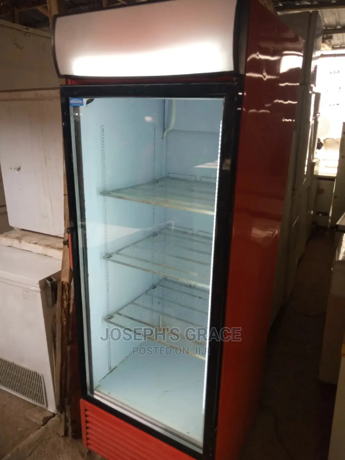 Industrial Coca Cola Single Door Chiller.