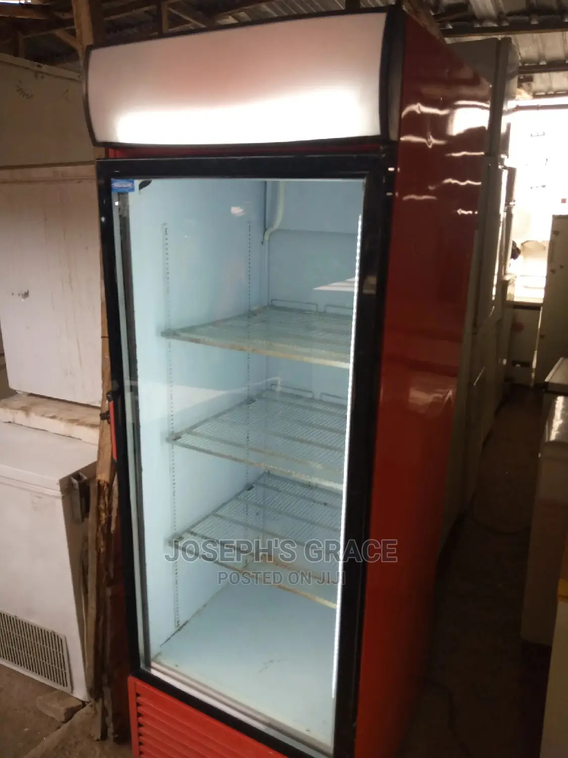 Industrial Coca Cola Single Door Chiller.