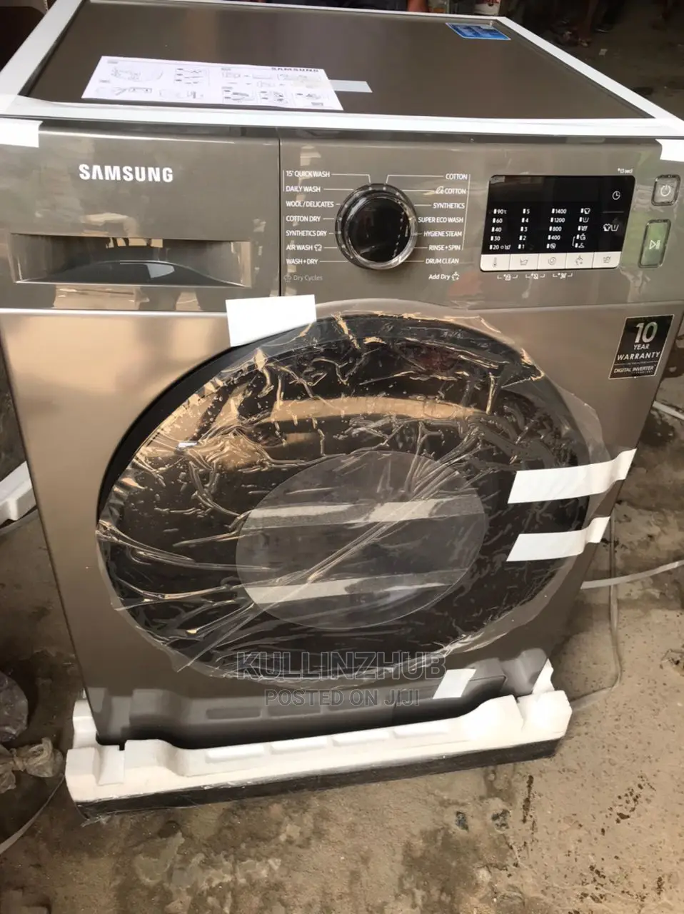 Samsung Washer-Dryer With Air Wash 8kg| WD80TA046BX/NQ