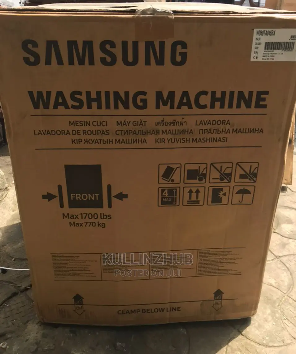 Samsung Washer-Dryer With Air Wash 8kg| WD80TA046BX/NQ